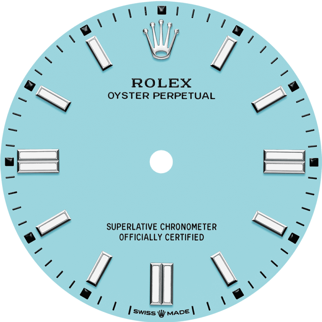 Turquoise dial