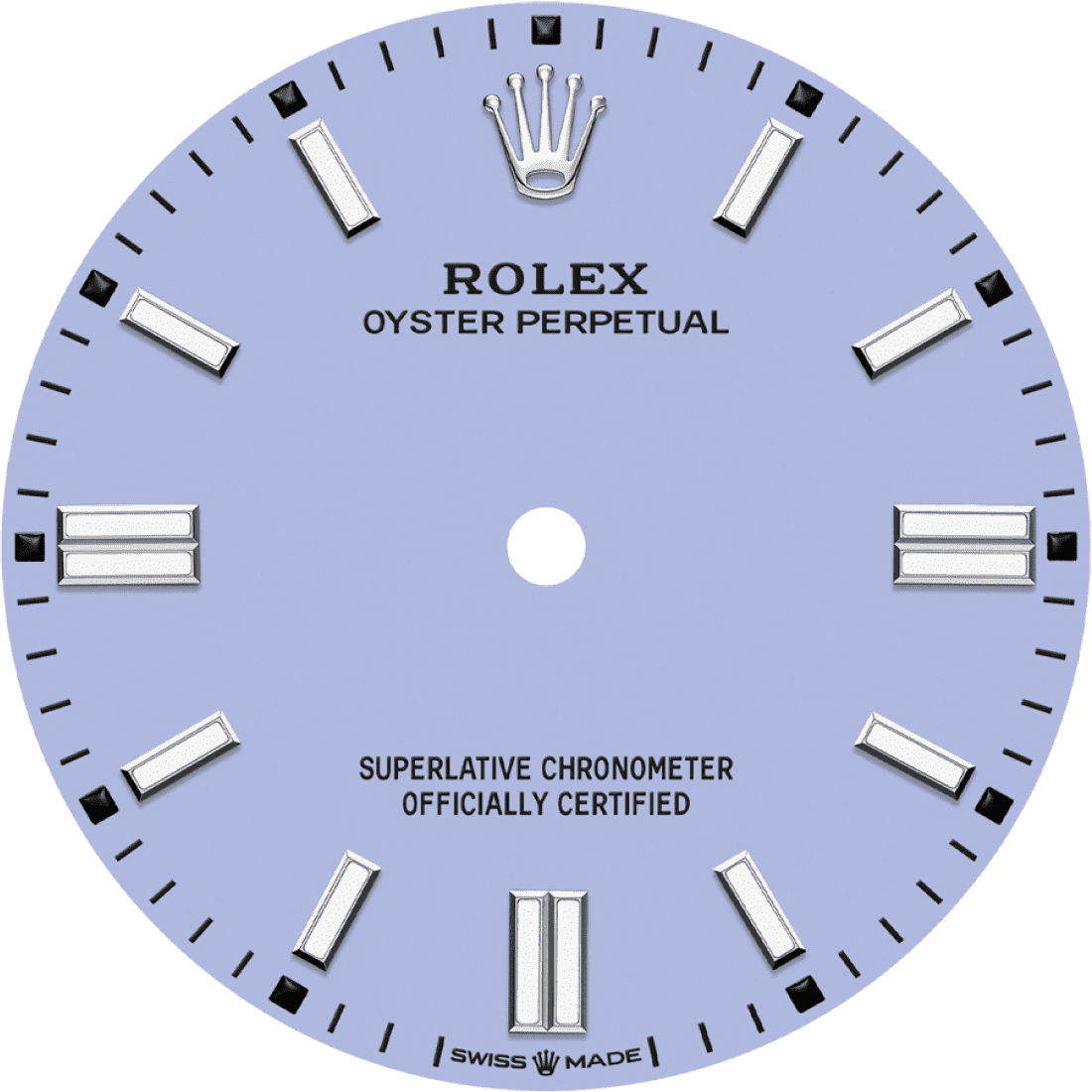 Aubergine dial