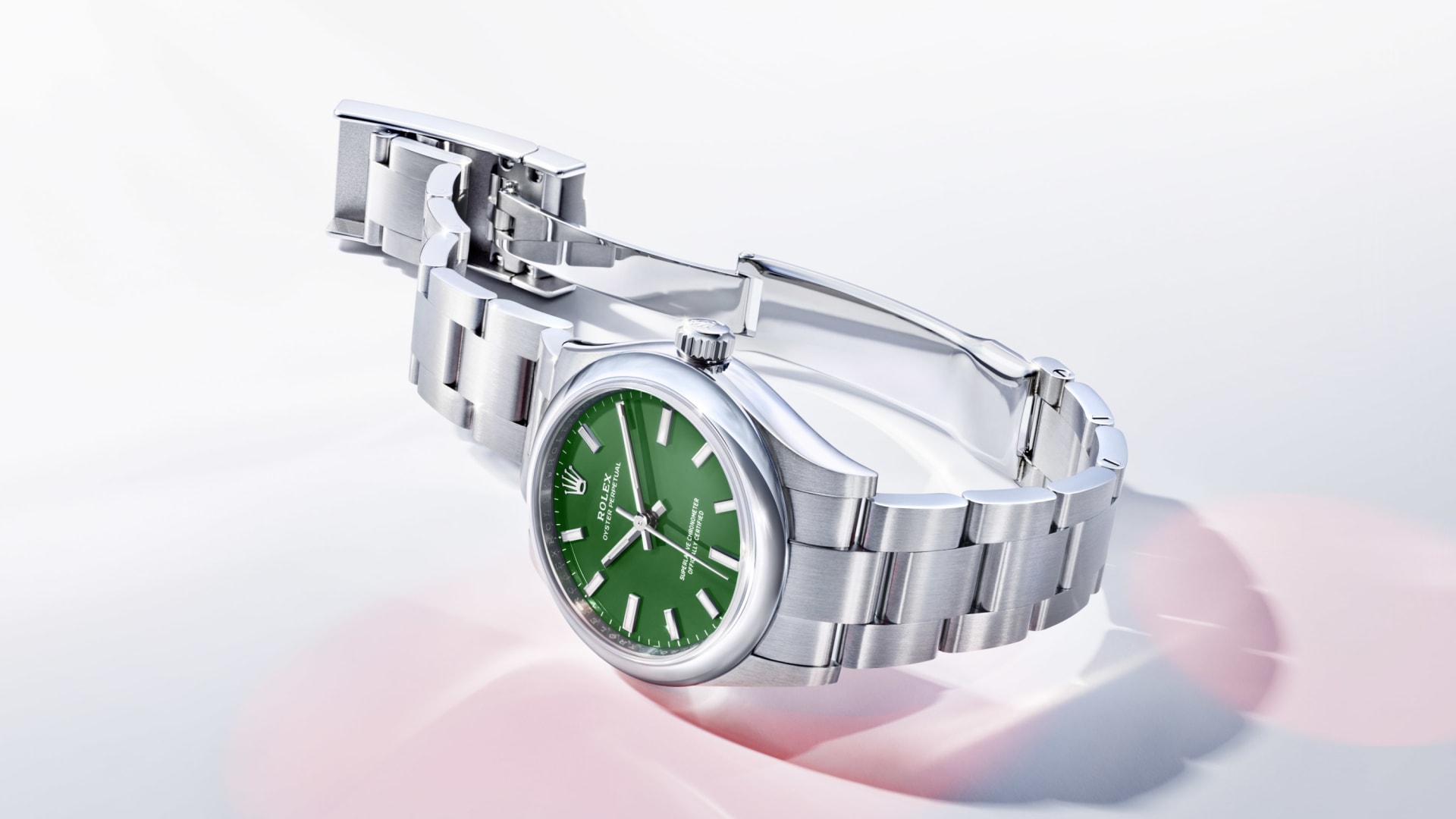 Oyster Perpetual green dial