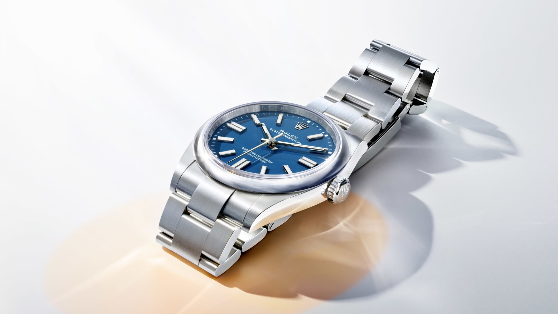 Oyster Perpetual blue dial