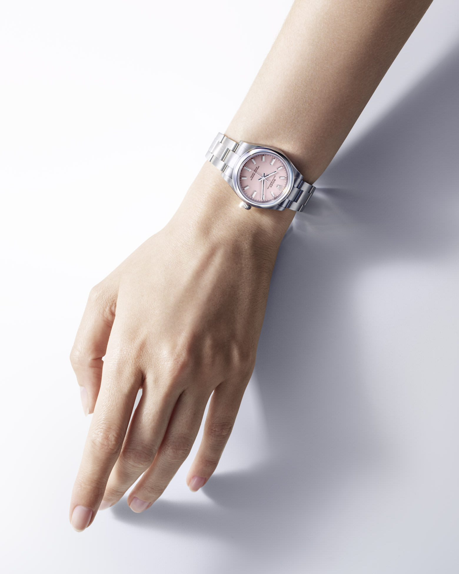 Oyster Perpetual pink dial