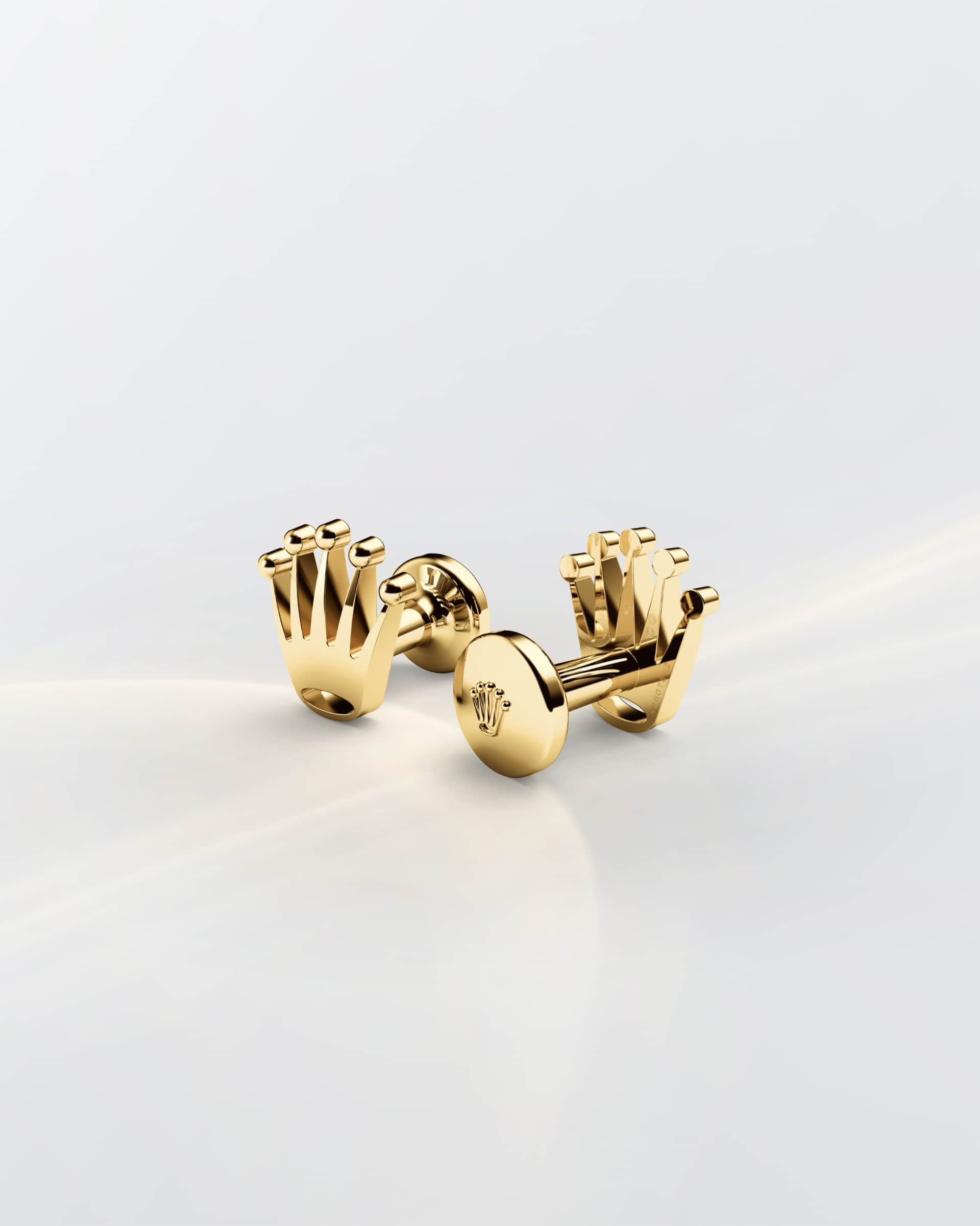 Gold ‘Crown’ cufflinks