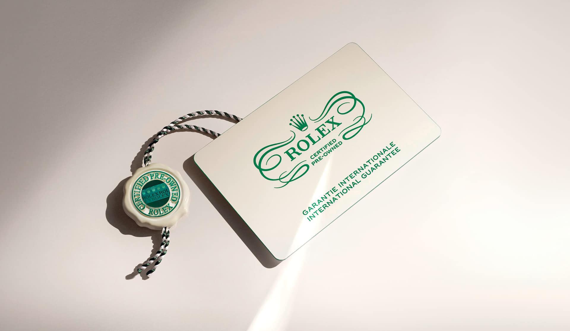 劳力士认证中古表保用证