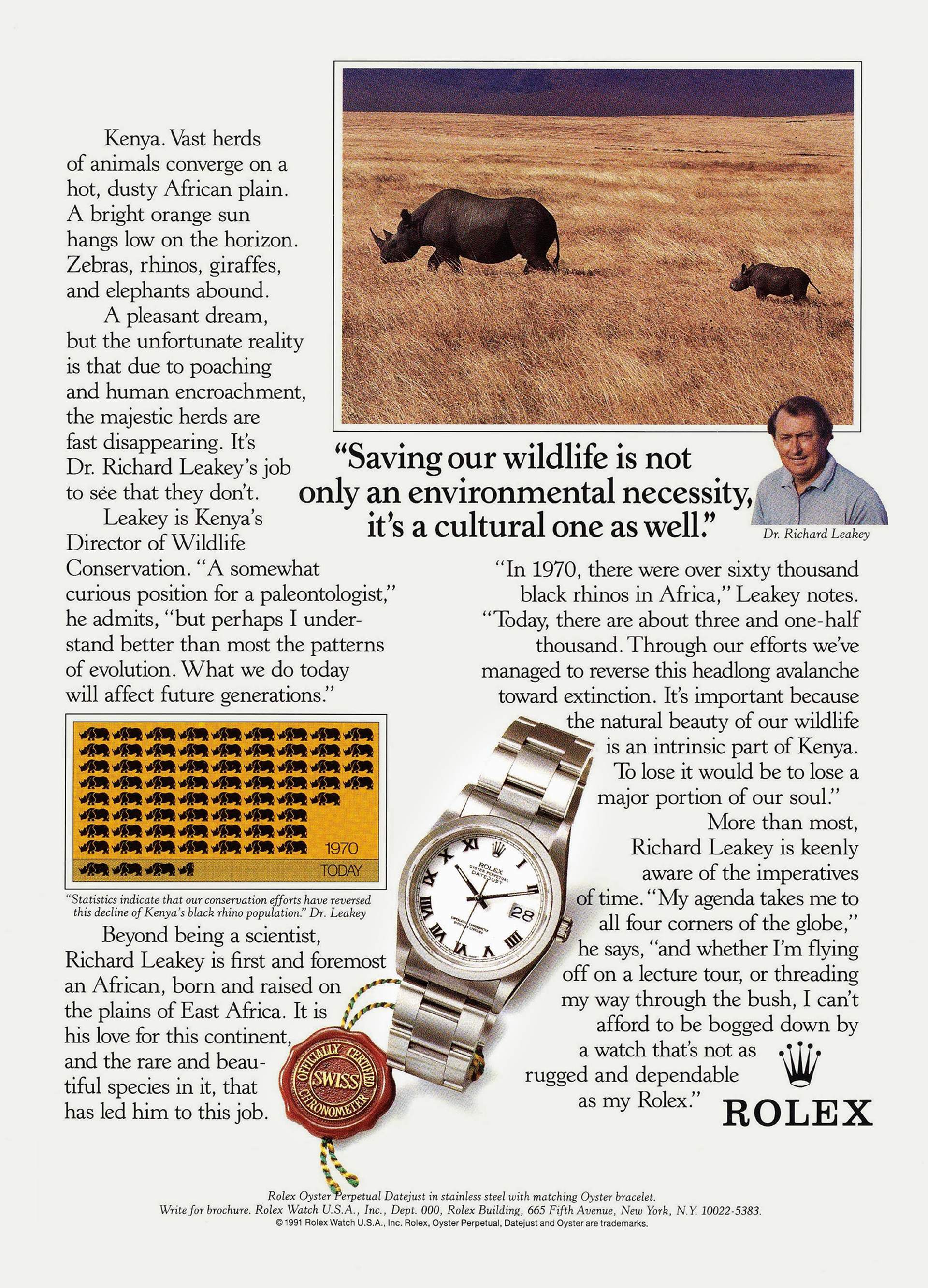 Preserving the wild advertisement