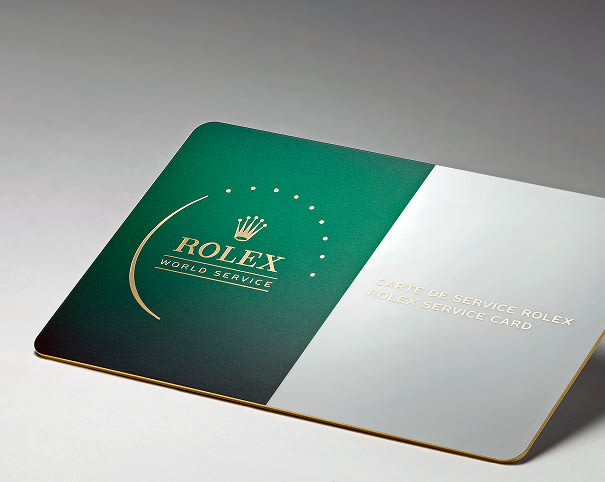 劳力士服务保用证