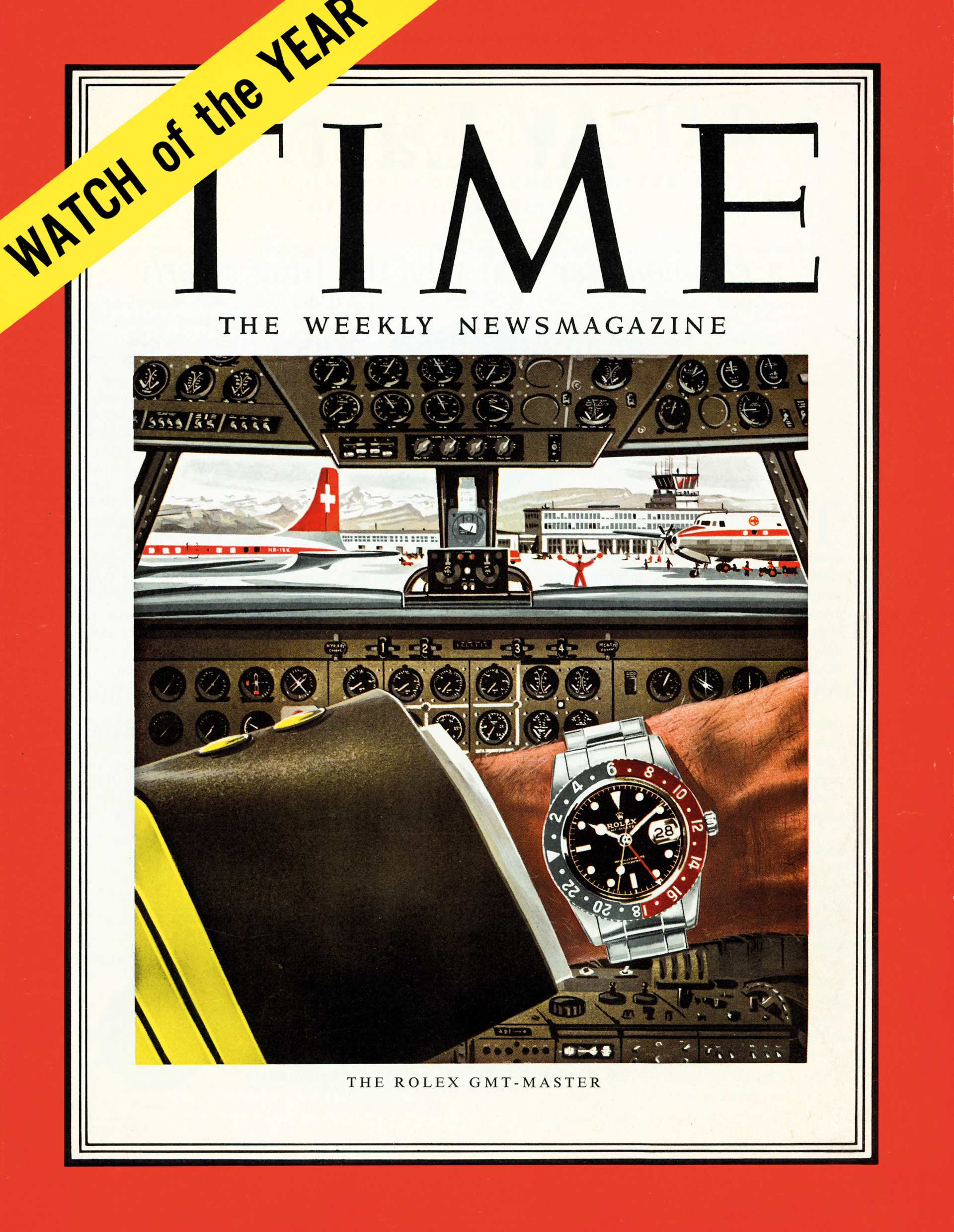 New-York – Moscow flight advertisement