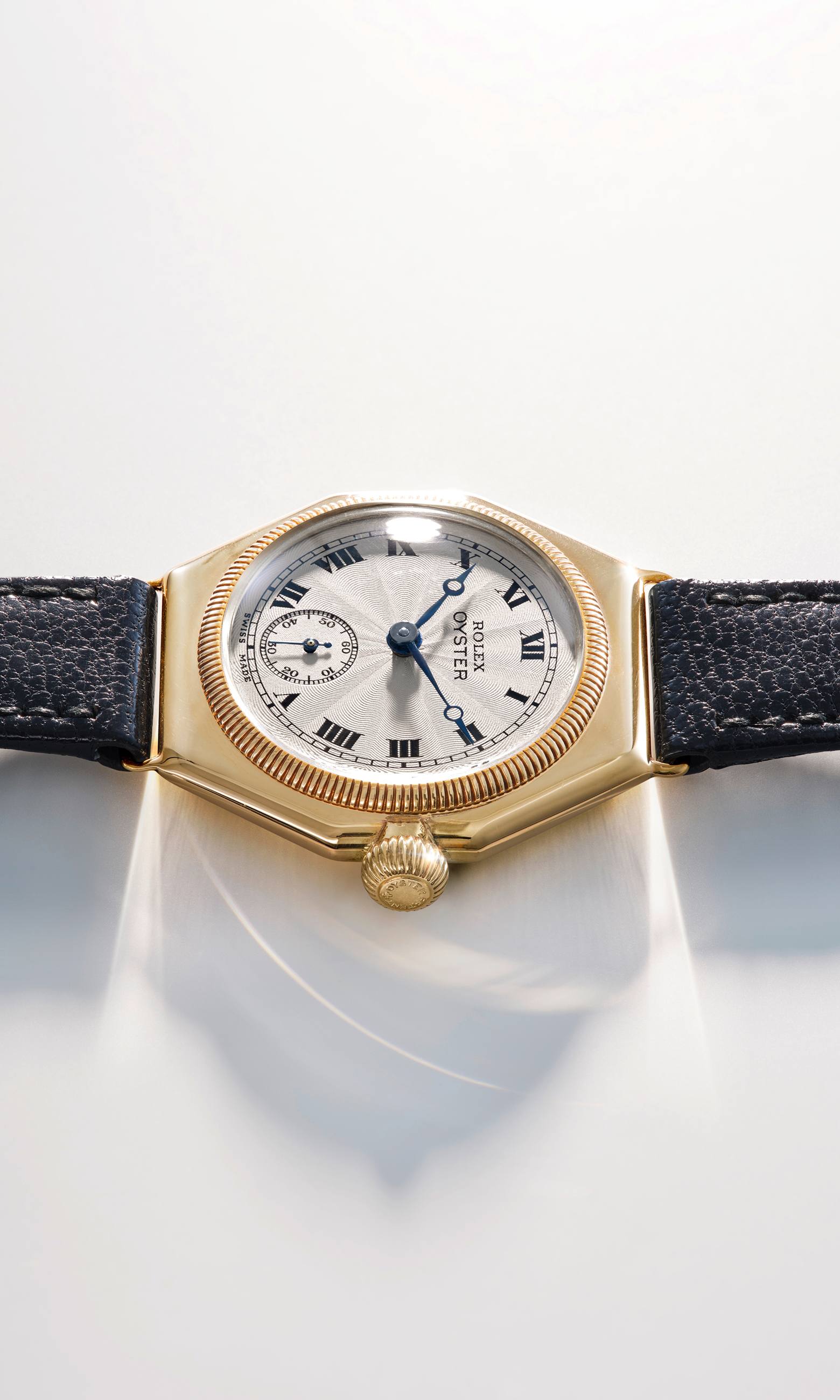 The first waterproof watch: the Rolex Oyster.