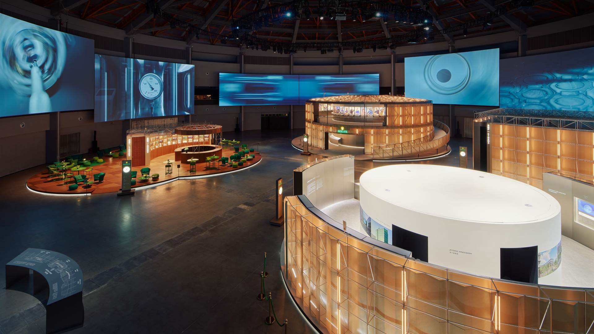 The exhibition interior