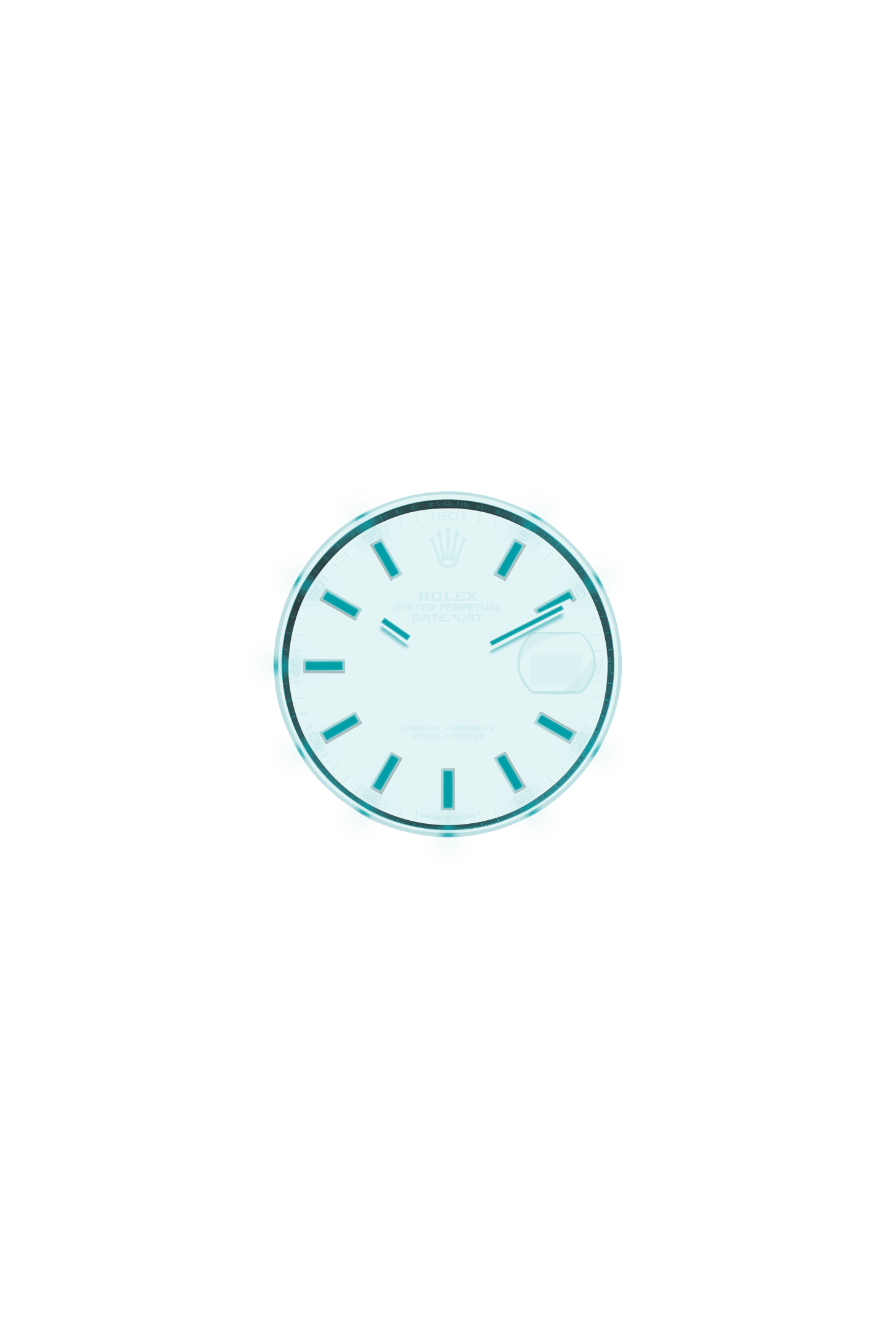 日志型 41, 蚝式，41毫米，蚝式钢, 表盘 : 亮蓝色, Rolex