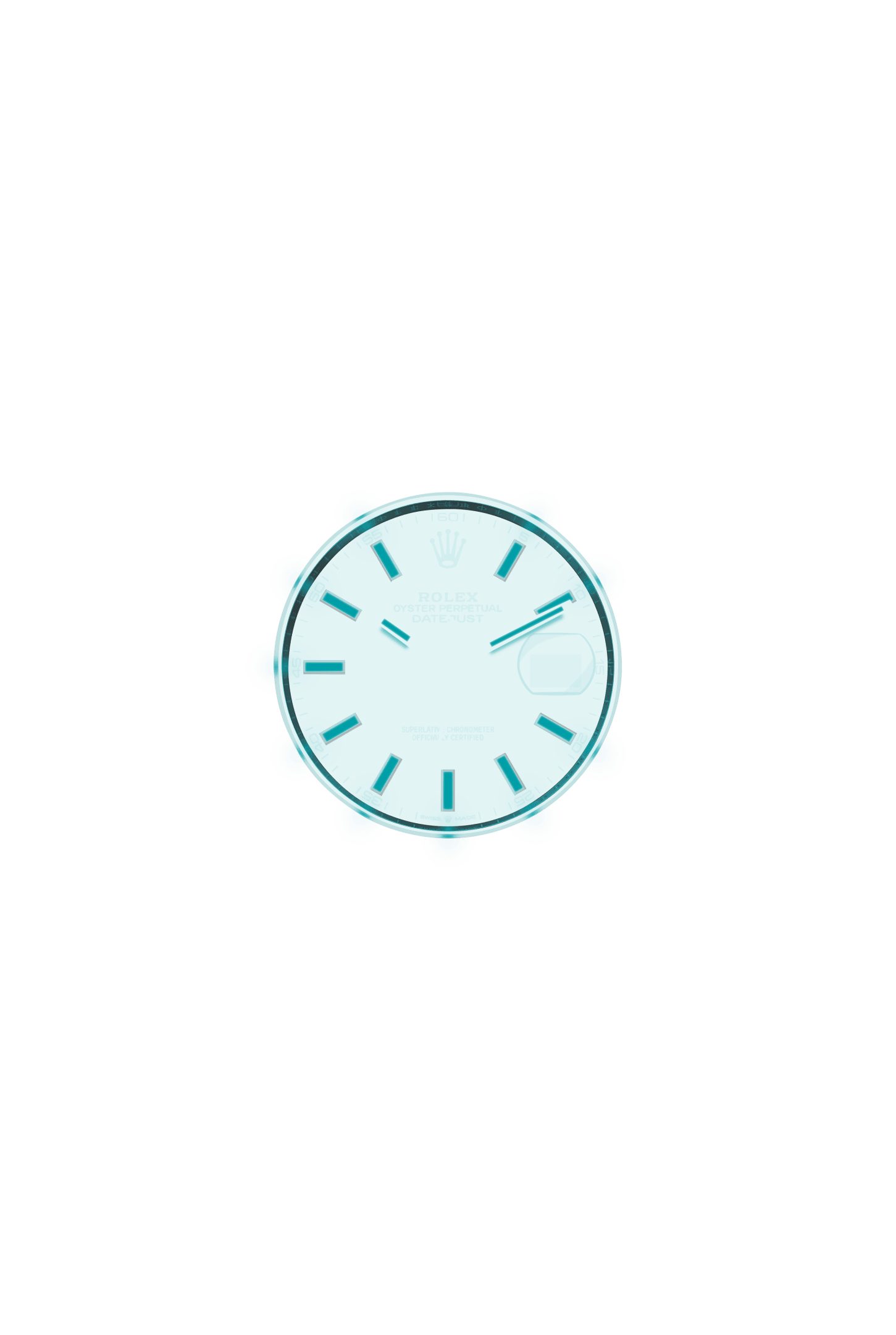 Datejust 41, Oyster, 41 mm, Oystersteel and white gold, Dial : Mint green, Rolex