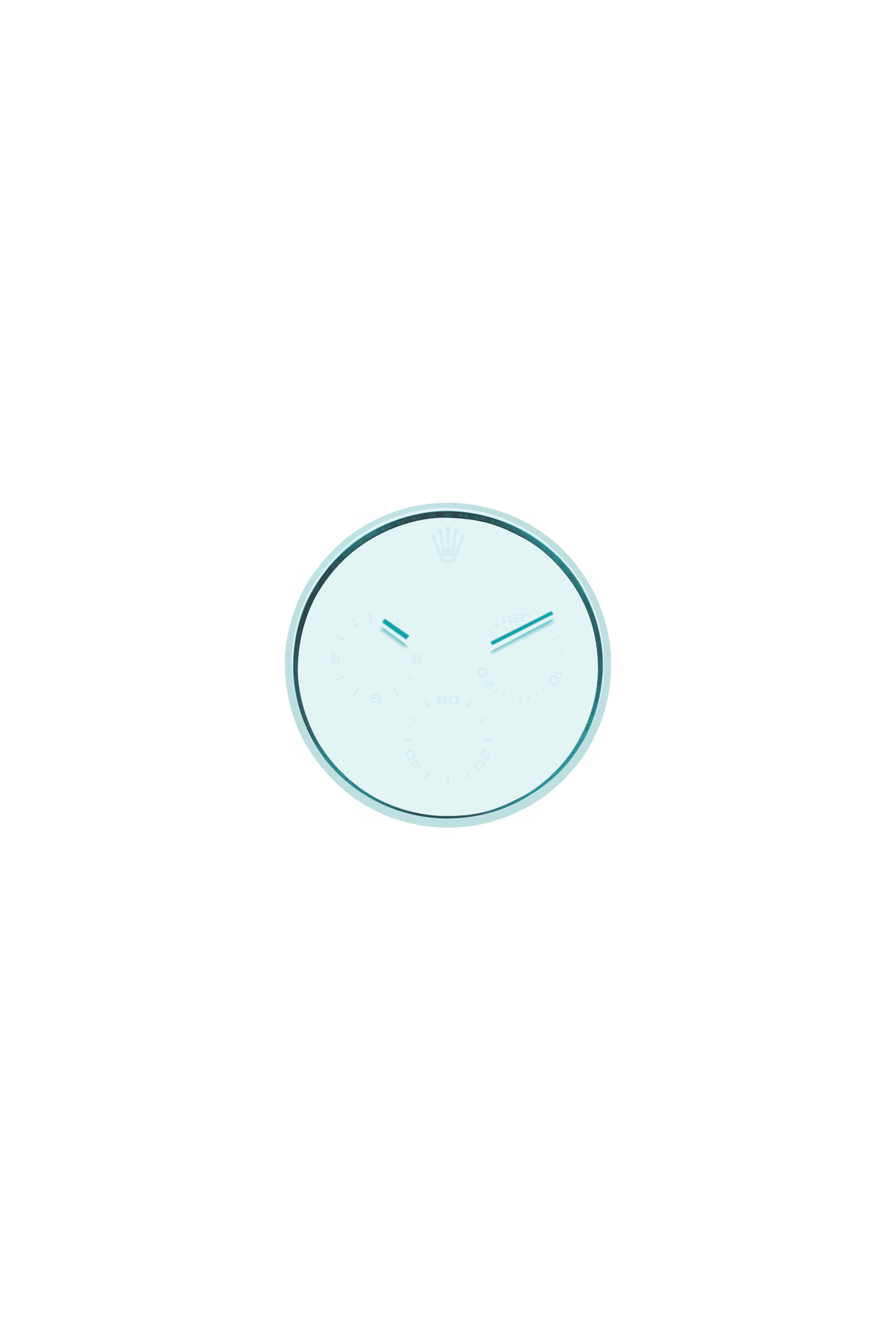 Cosmograph Daytona, Oyster, 40 mm, white gold and diamonds, Dial : Steel, bright black counter rings set with diamonds, Rolex