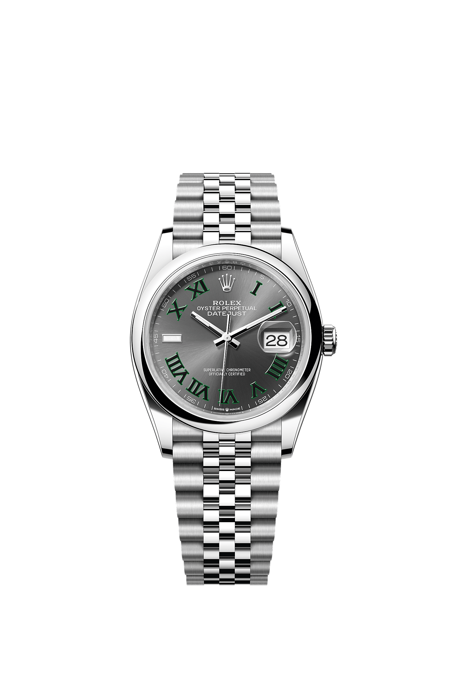 Datejust 36, Oyster, 36 mm, Oystersteel, Dial : Slate, Rolex