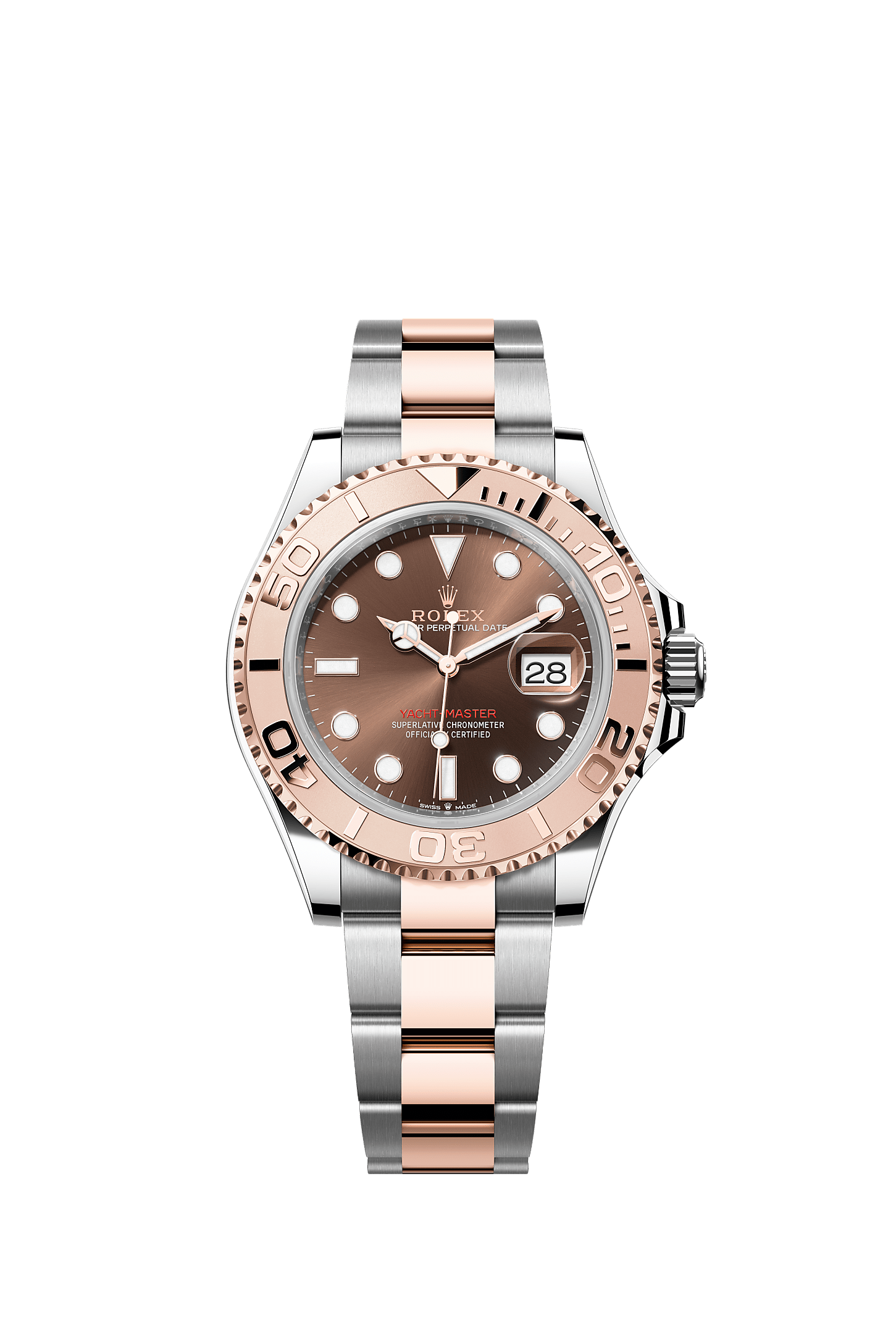 Yacht-Master 40, Oyster, 40 mm, Oystersteel and Everose gold, Dial : Chocolate, Rolex