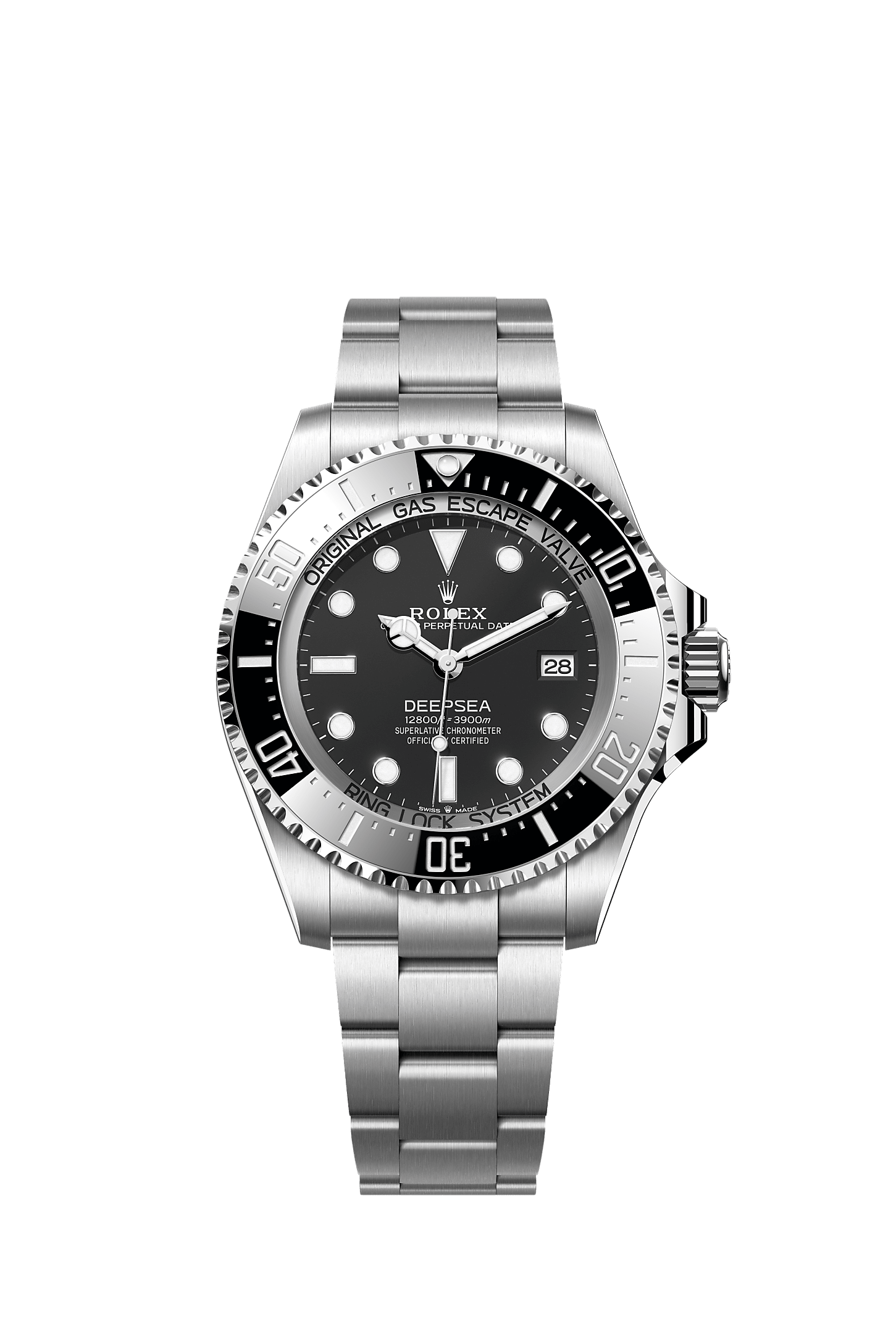 Rolex Deepsea, Oyster, 44 mm, Oystersteel, Dial : Intense black, Rolex