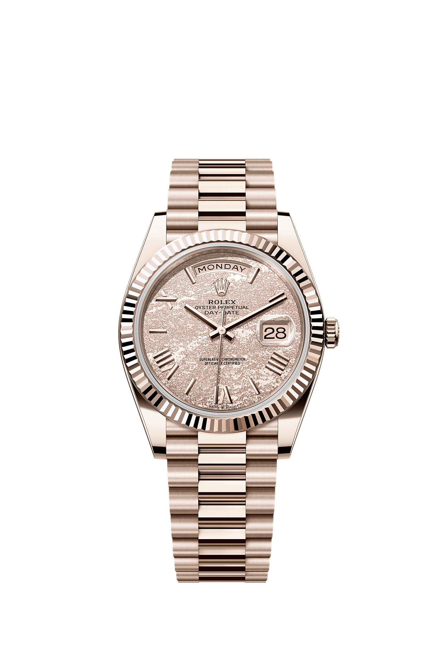 Day-Date 40, Oyster, 40 mm, Jubilee Gold, Dial : Gold-leaf design, Rolex