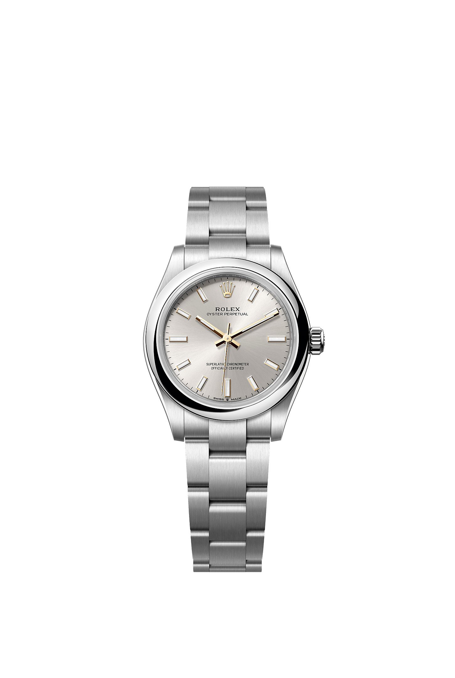 Oyster Perpetual 31, Oyster, 31 mm, Oystersteel, Dial : Silver, Rolex