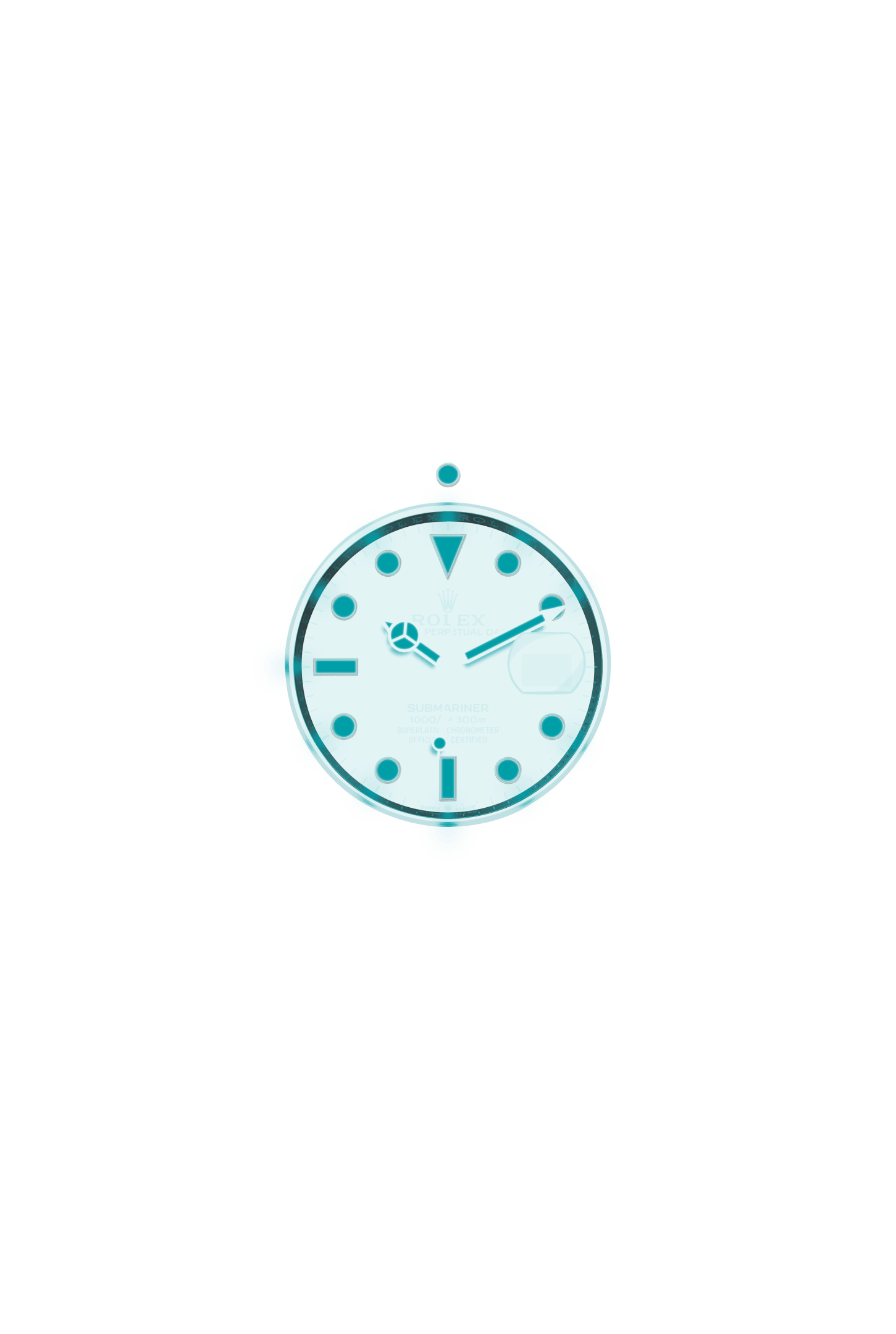 潜航者日历型, 蚝式，41毫米，白色黄金, 表盘 : 黑色, Rolex