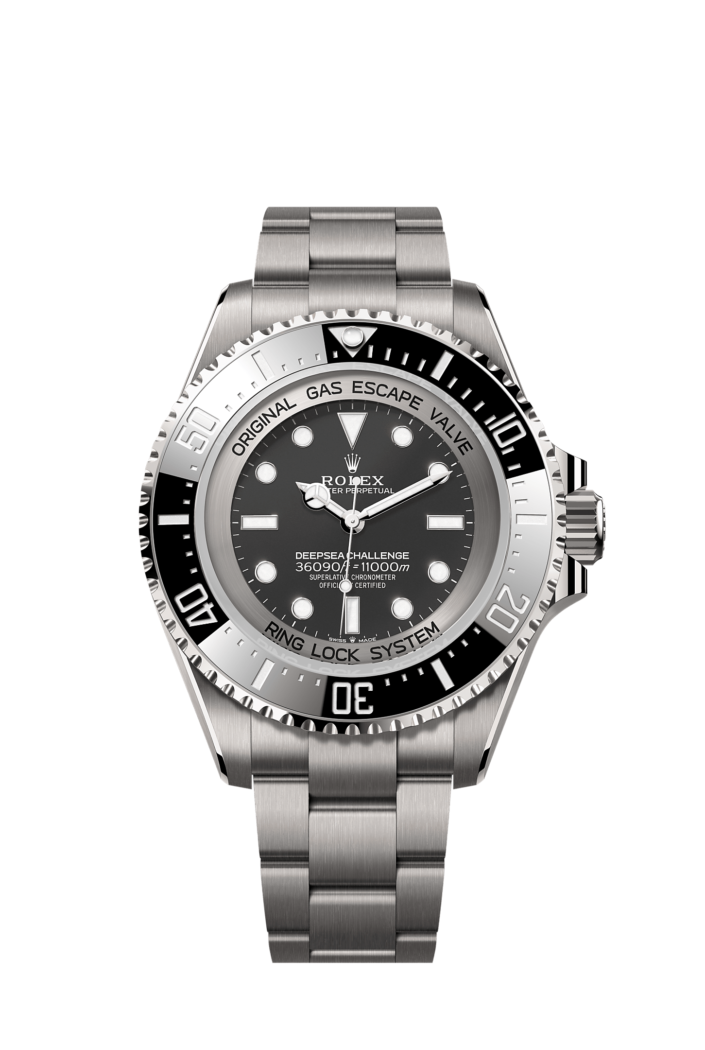 Deepsea Challenge, Oyster, 50 mm, RLX titanium, Dial : Intense black, Rolex