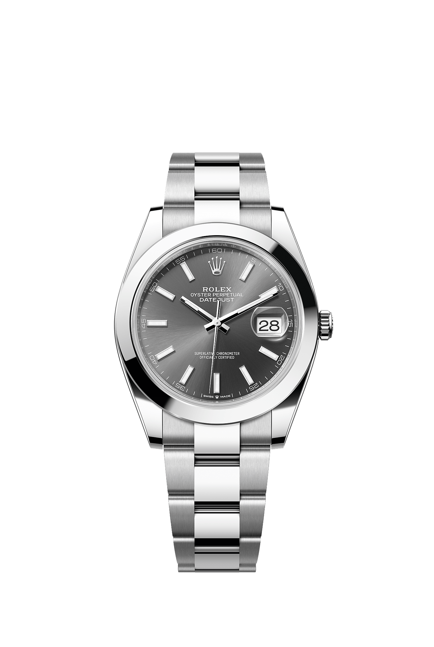 Datejust 41, Oyster, 41 mm, Oystersteel, Dial : Slate, Rolex