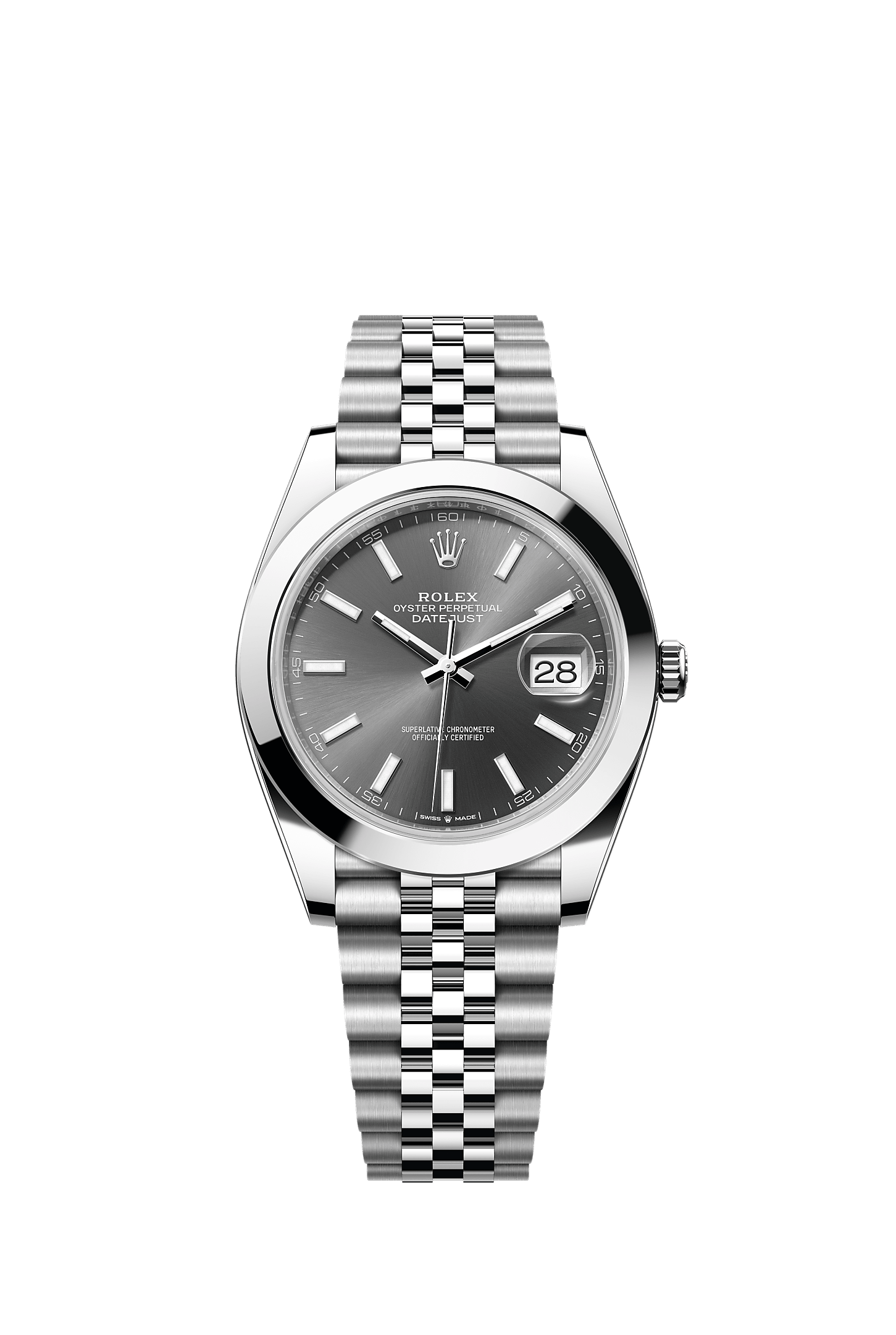 Datejust 41, Oyster, 41 mm, Oystersteel, Dial : Slate, Rolex