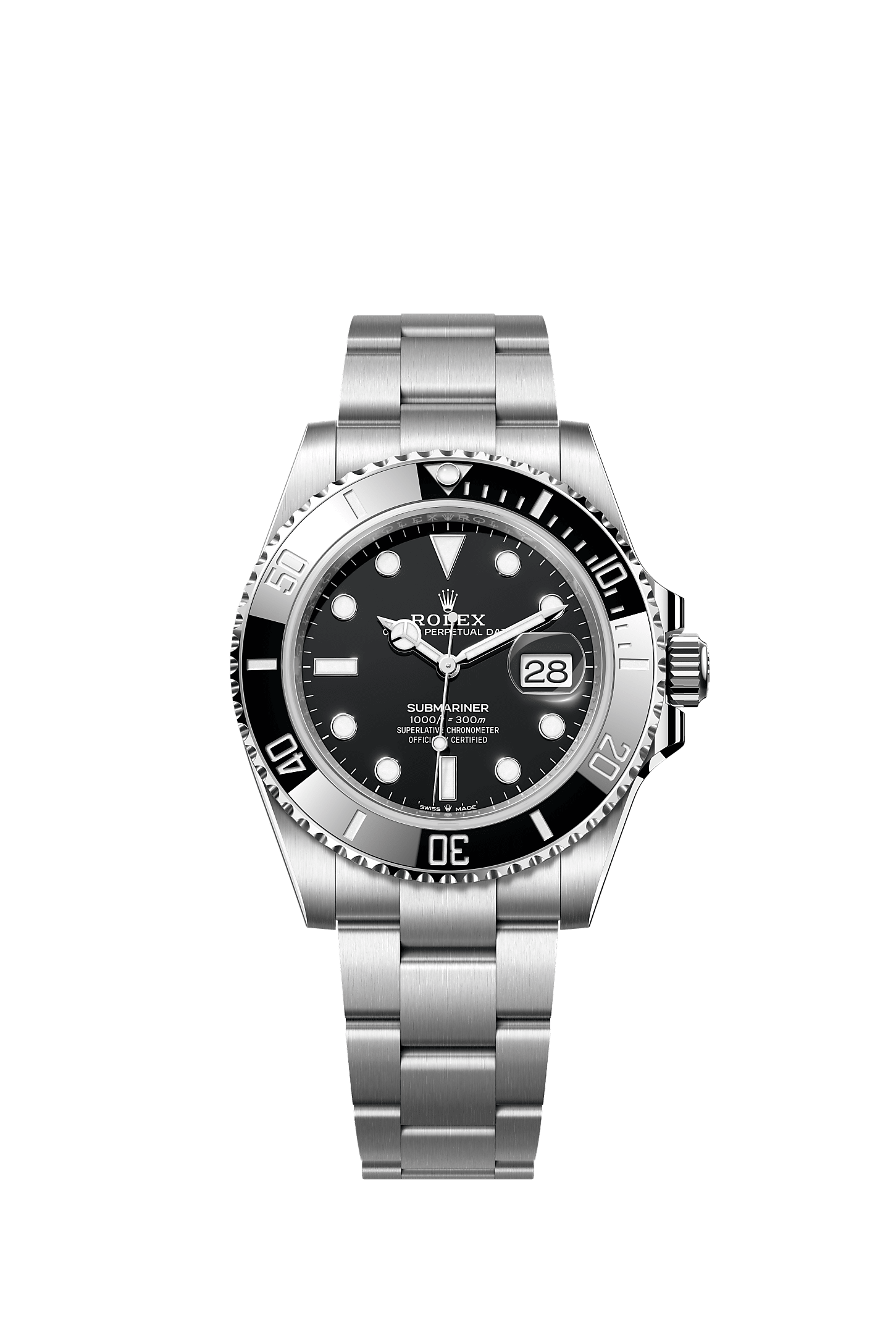 Submariner Date, Oyster, 41 mm, Oystersteel, Dial : Black, Rolex