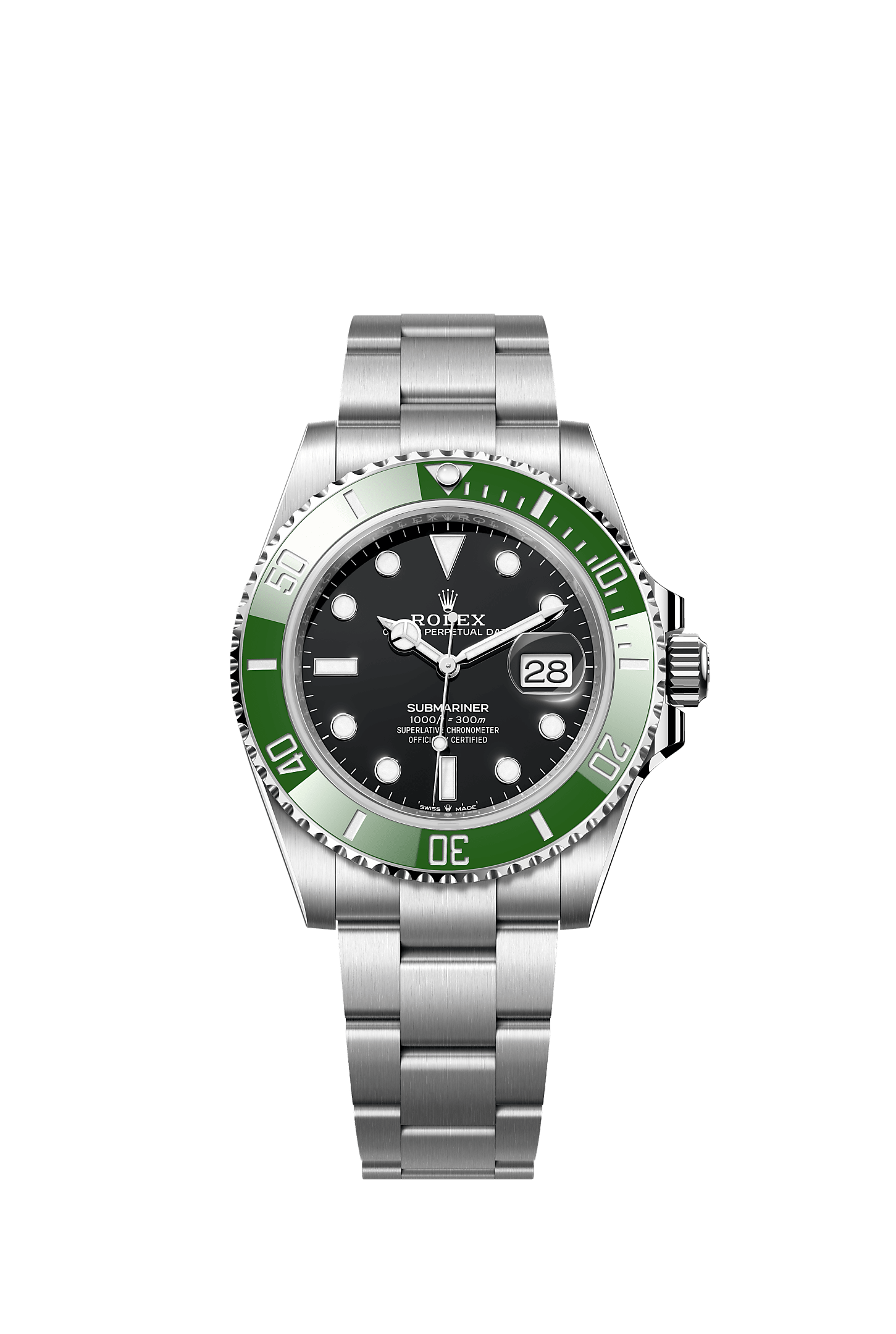Submariner Date, Oyster, 41 mm, Oystersteel, Dial : Black, Rolex