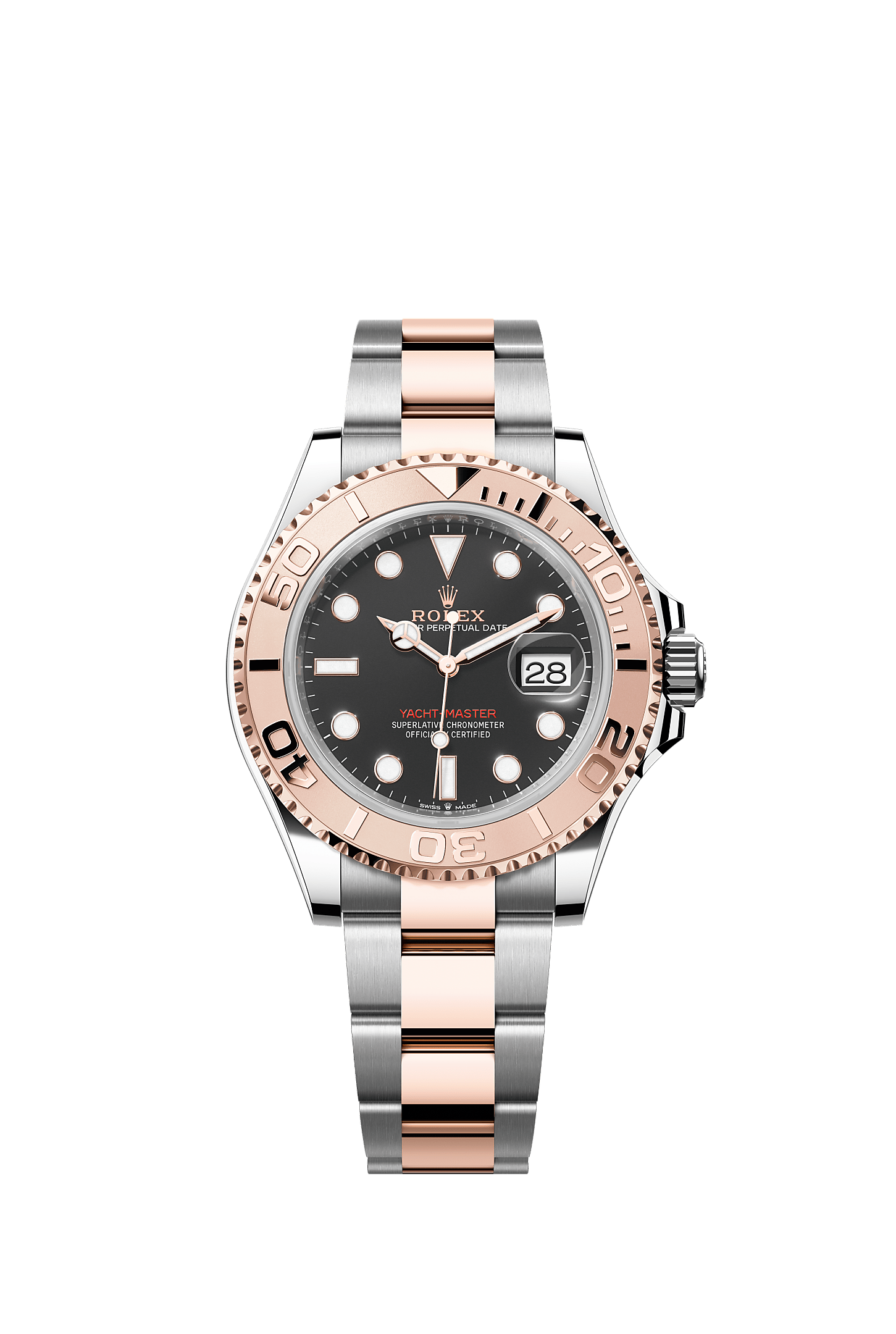 Yacht-Master 40, Oyster, 40 mm, Oystersteel and Everose gold, Dial : Intense black, Rolex