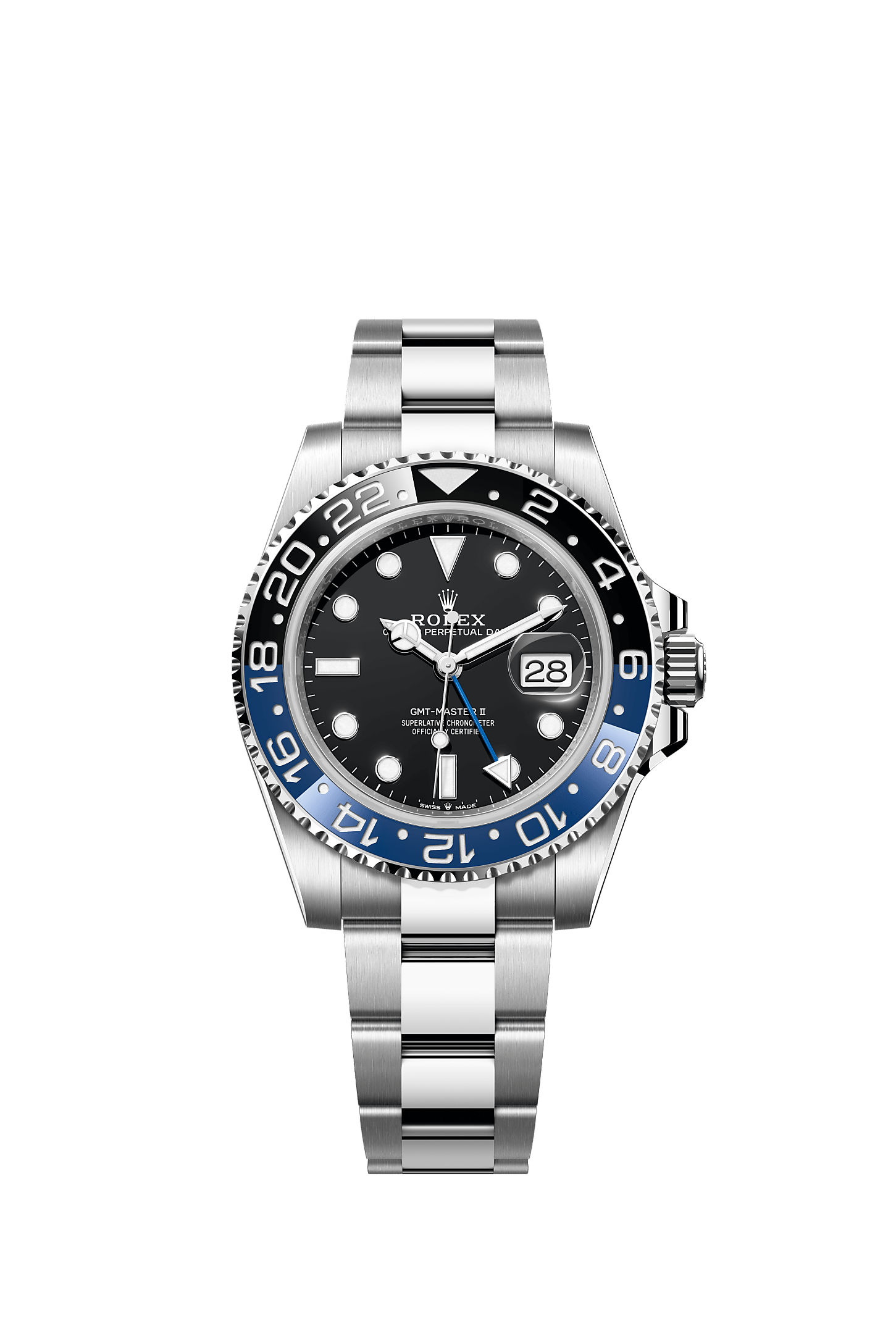 GMT-Master II, Oyster, 40 mm, Oystersteel, Dial : Black, Rolex