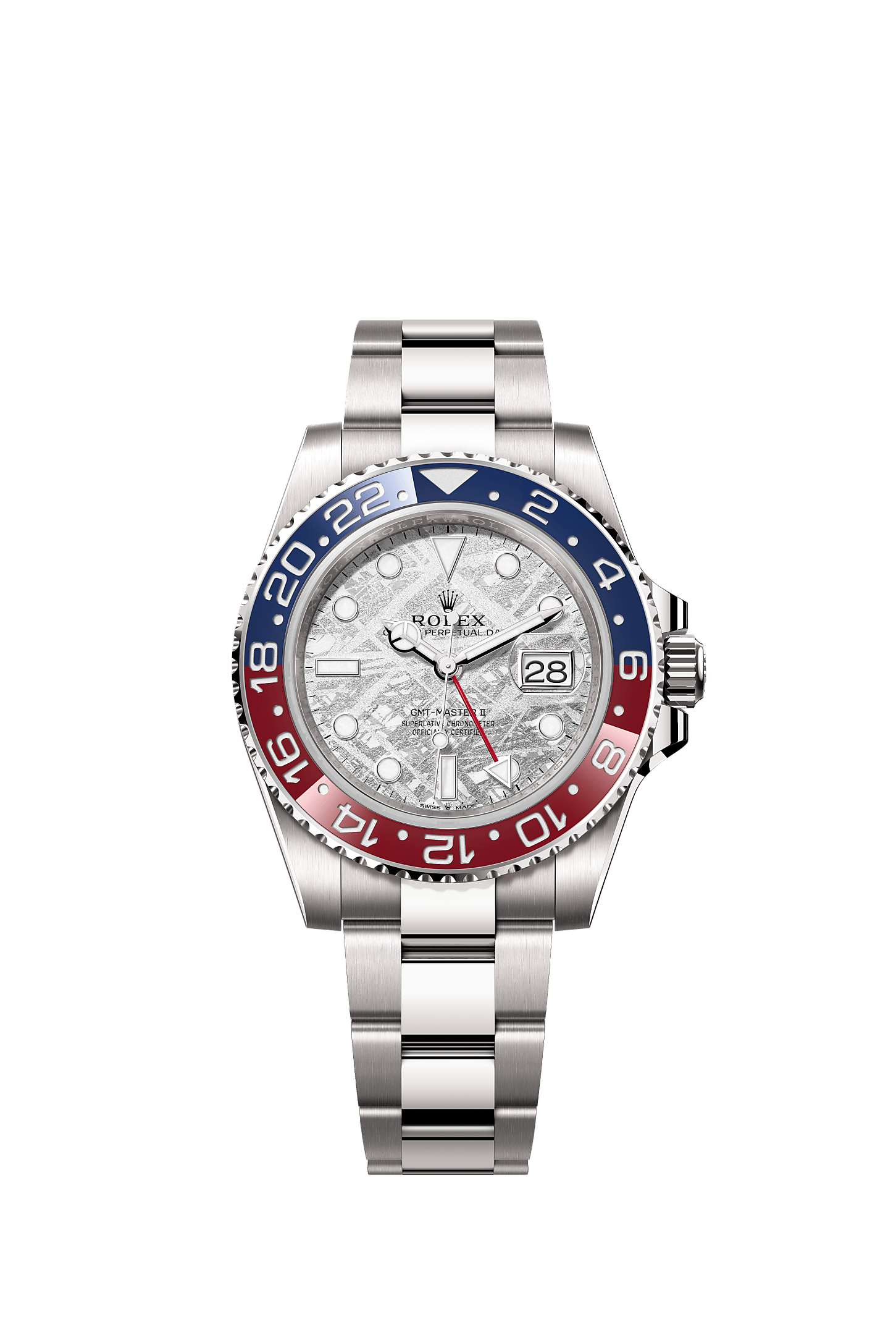 GMT-Master II, Oyster, 40 mm, white gold, Dial : Meteorite, Rolex