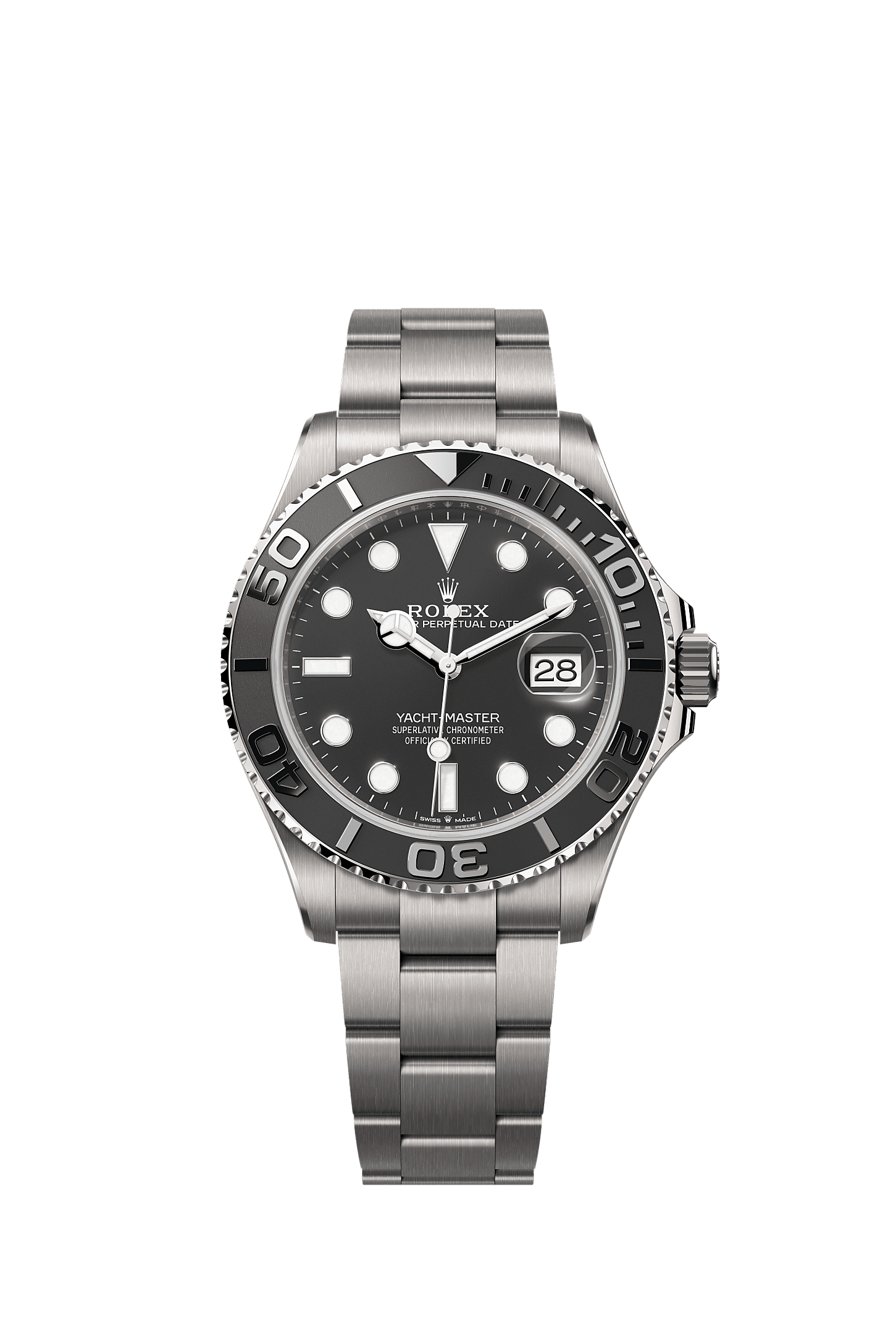 Yacht-Master 42, Oyster, 42 mm, RLX titanium, Dial : Intense black, Rolex