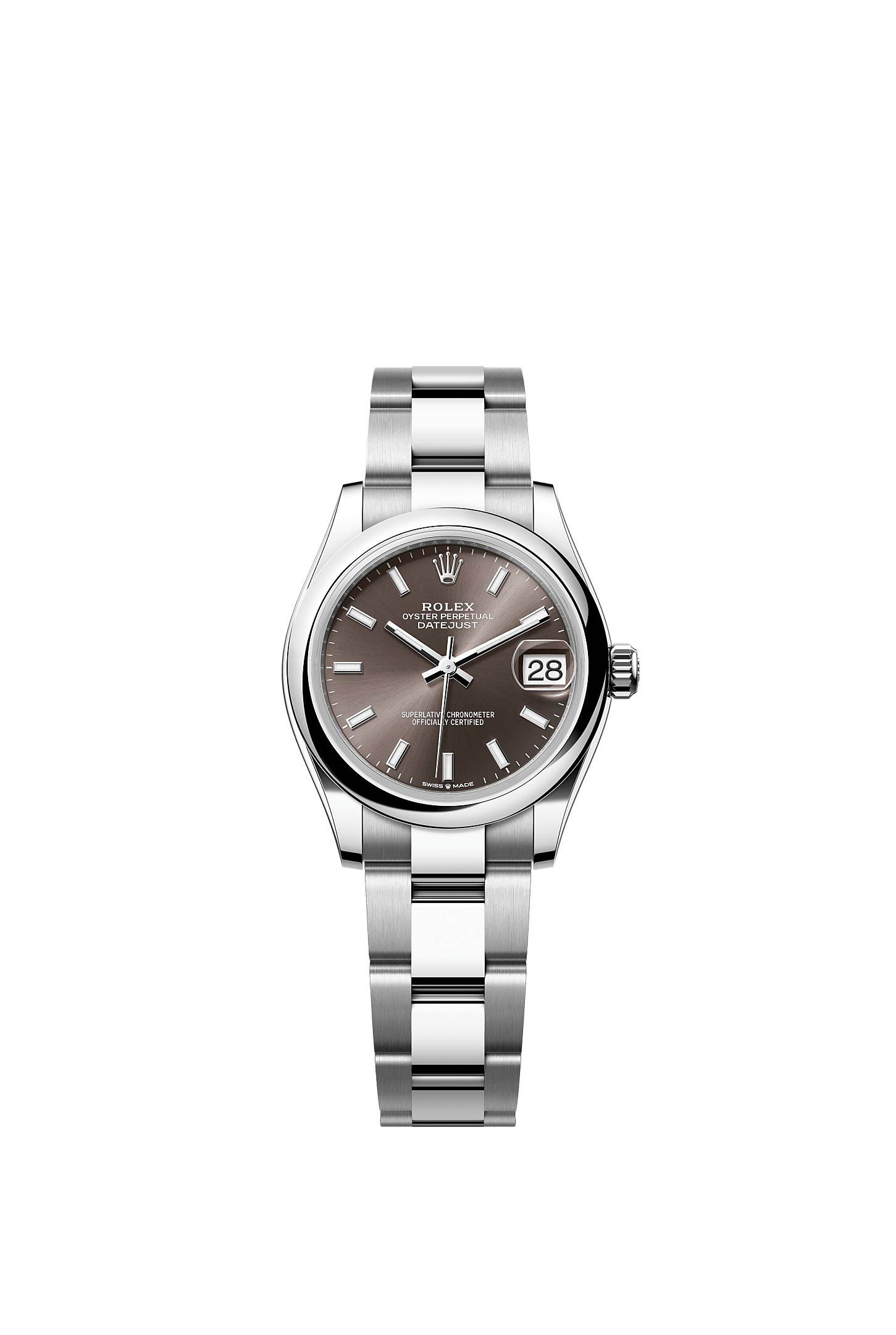 Datejust 31, Oyster, 31 mm, Oystersteel, Dial : Dark grey, Rolex