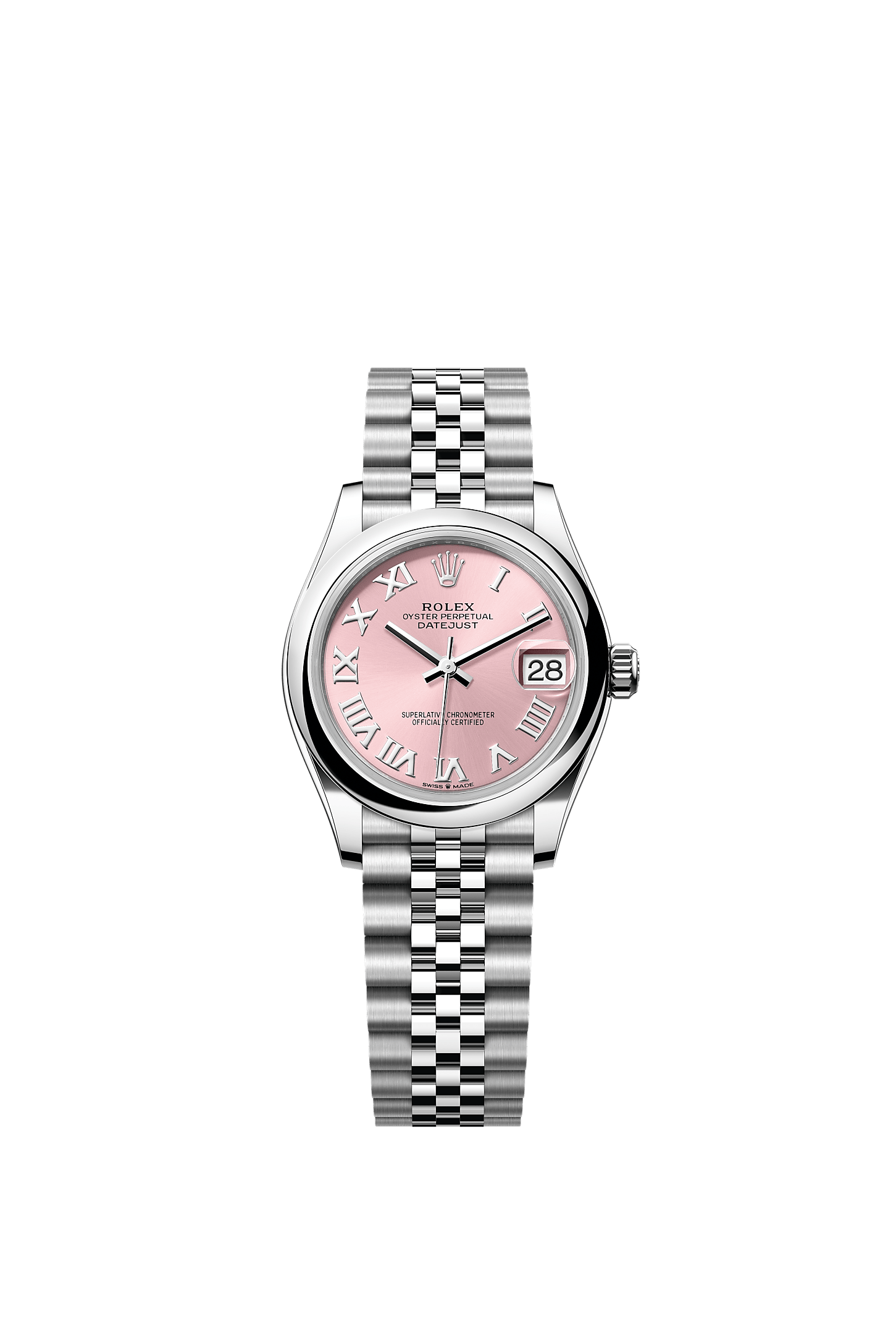 Datejust 31, Oyster, 31 mm, Oystersteel, Dial : Pink, Rolex