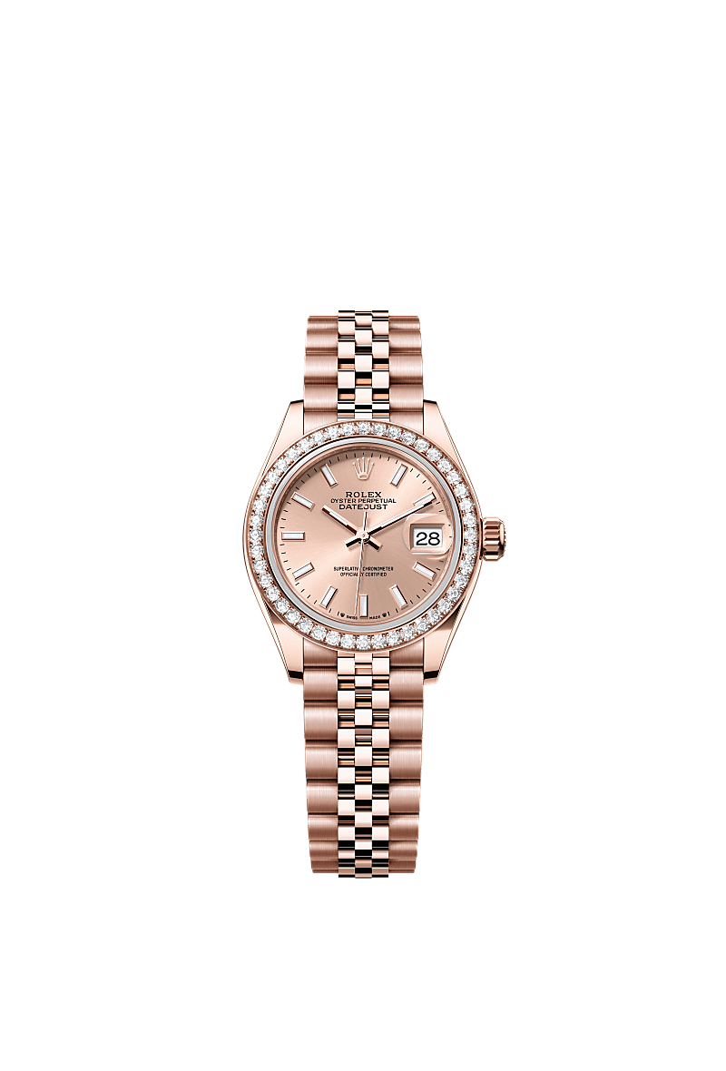 Rolex Lady Datejust watch 18 ct Everose gold m279135rbr 0026