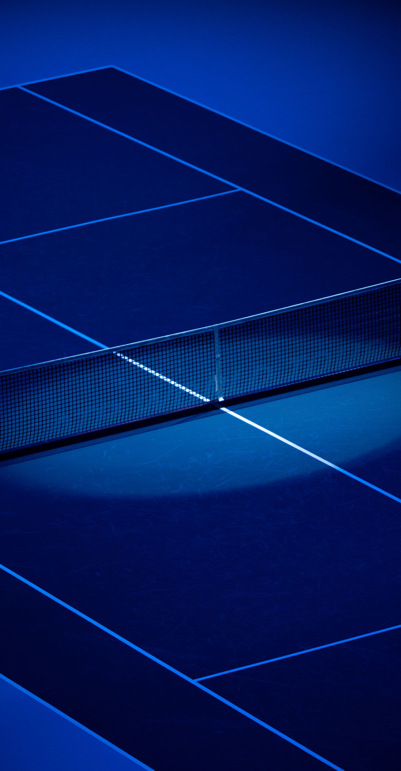 Blue Tennis court