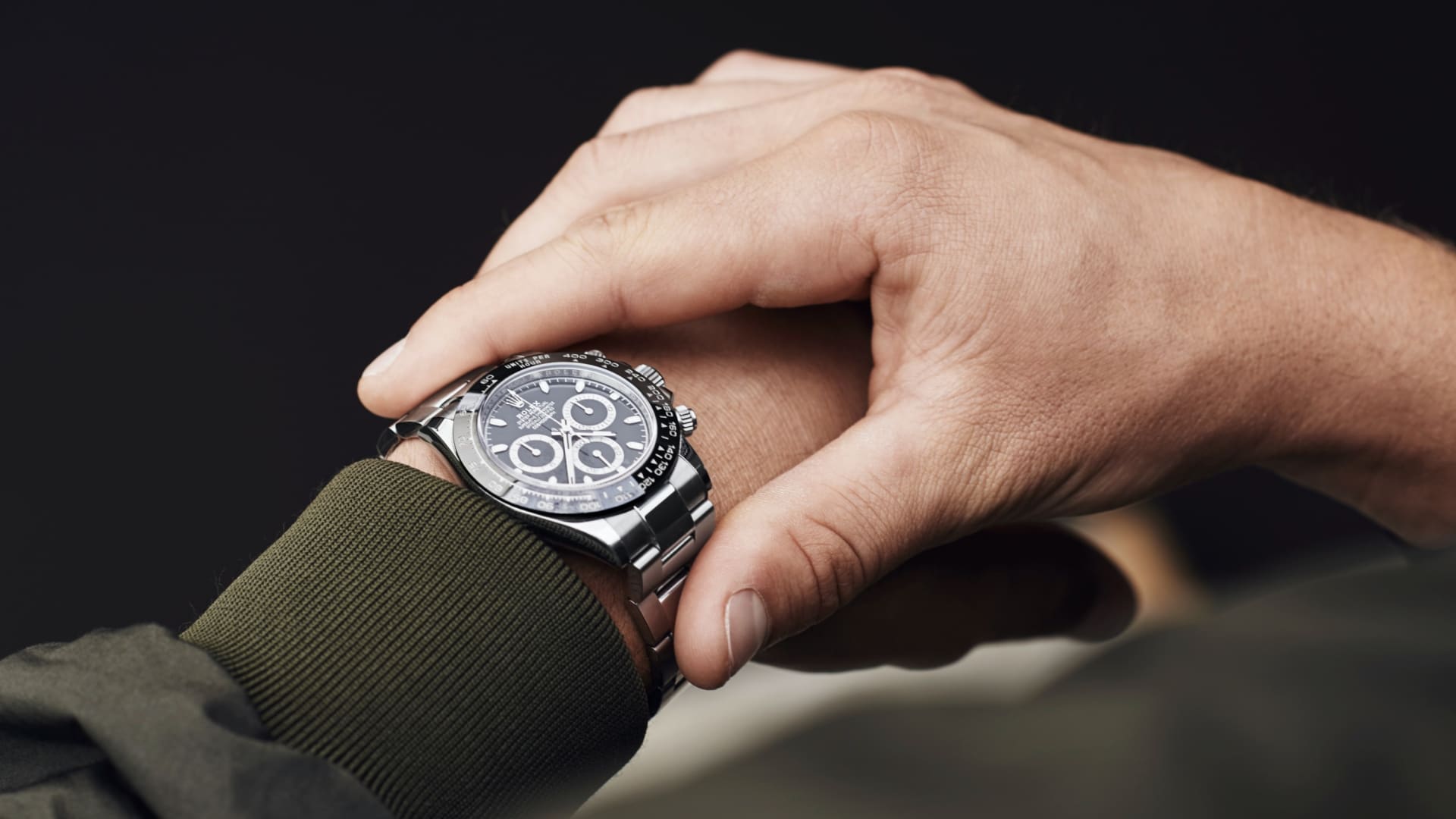 Wearing the watch for the first time