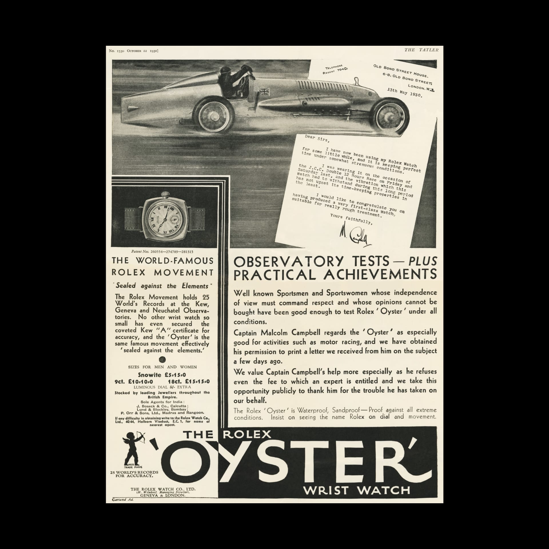 A letter to Rolex