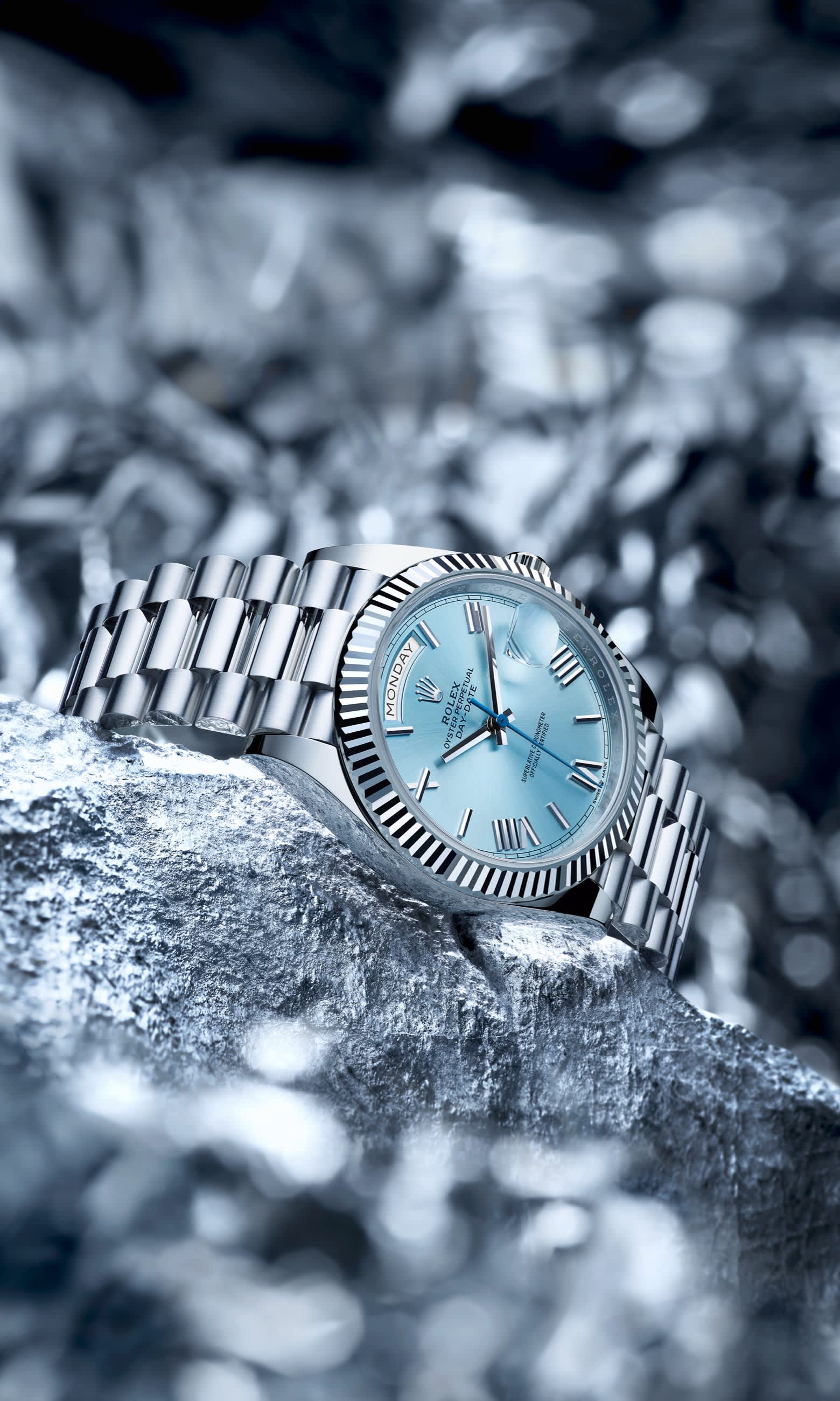 星期日历型铂金款