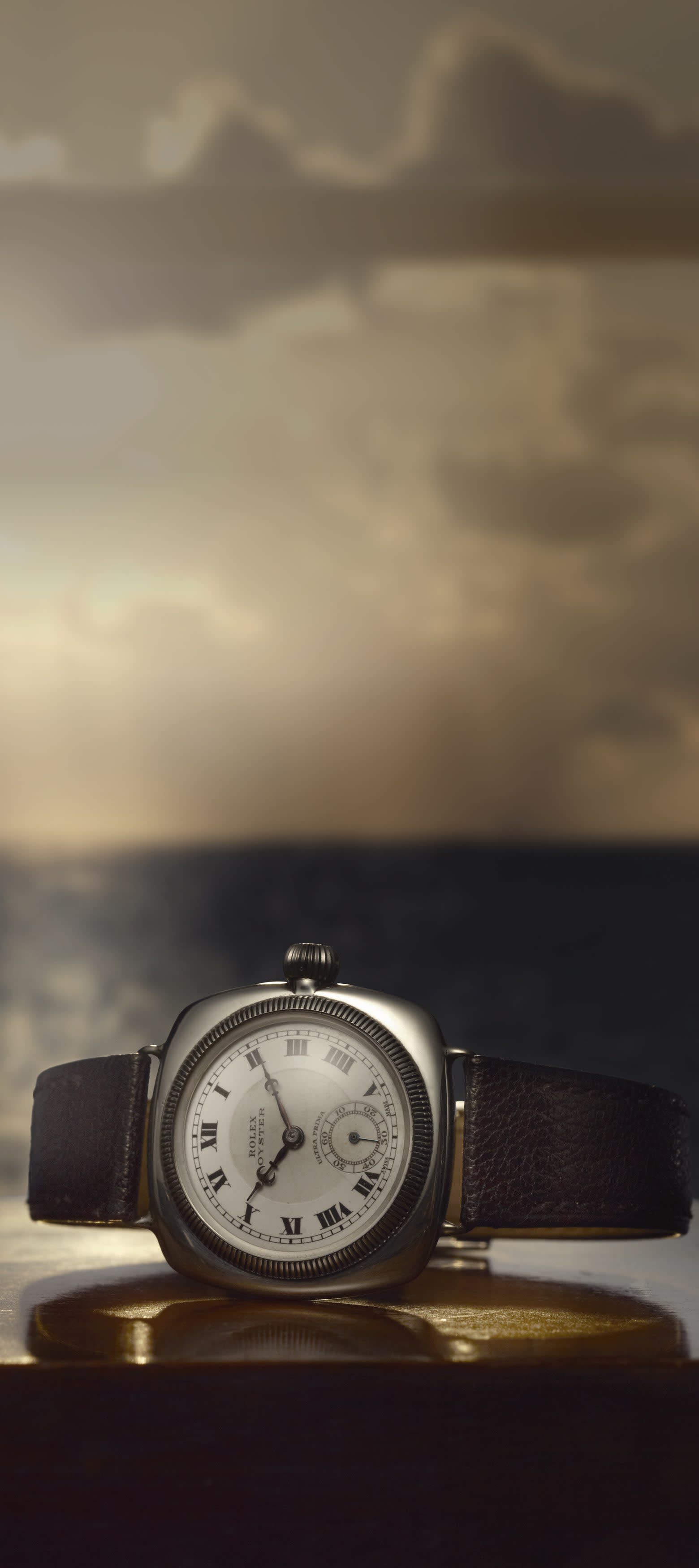 The first waterproof wristwatch