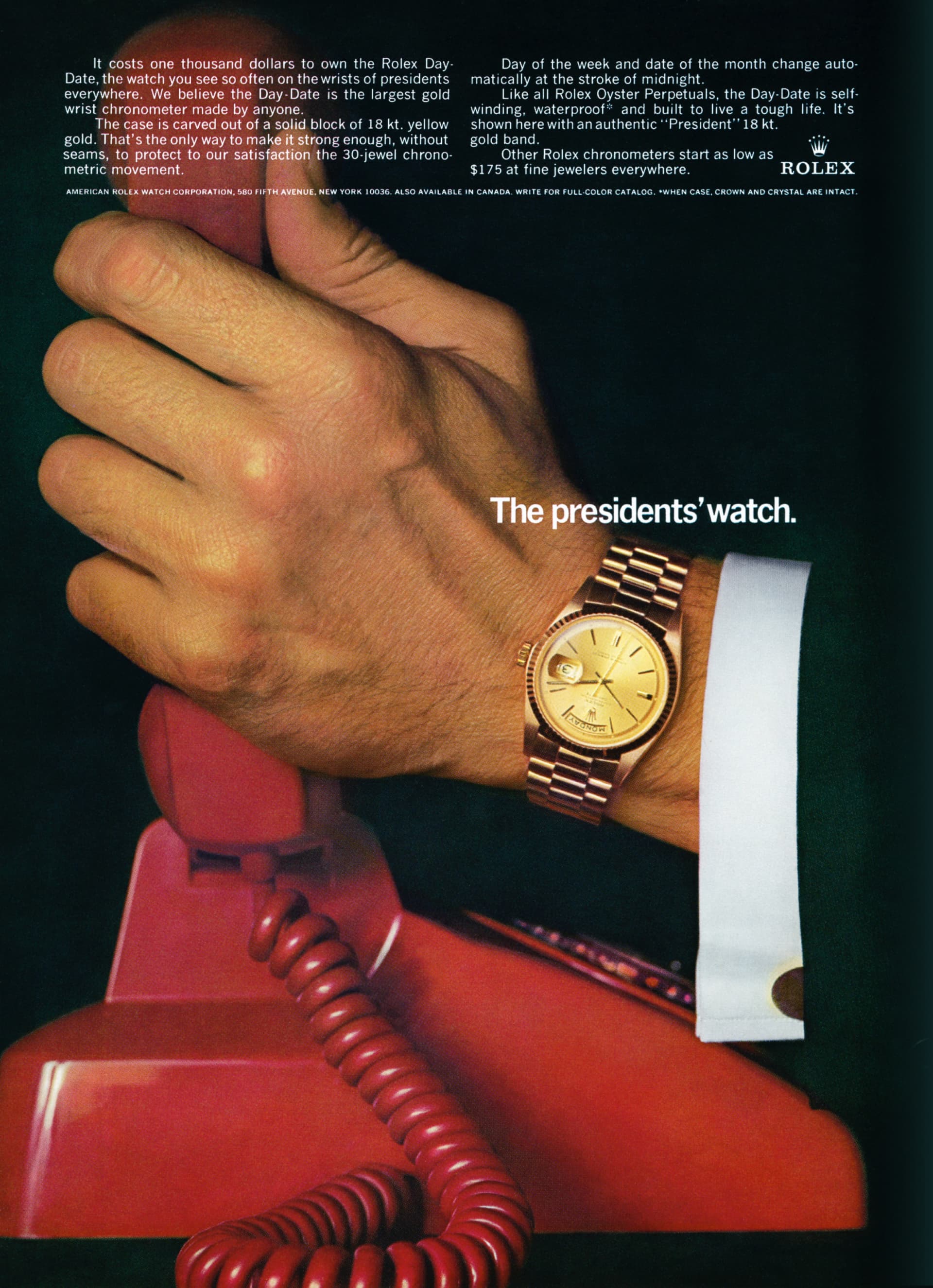The presidents watch
