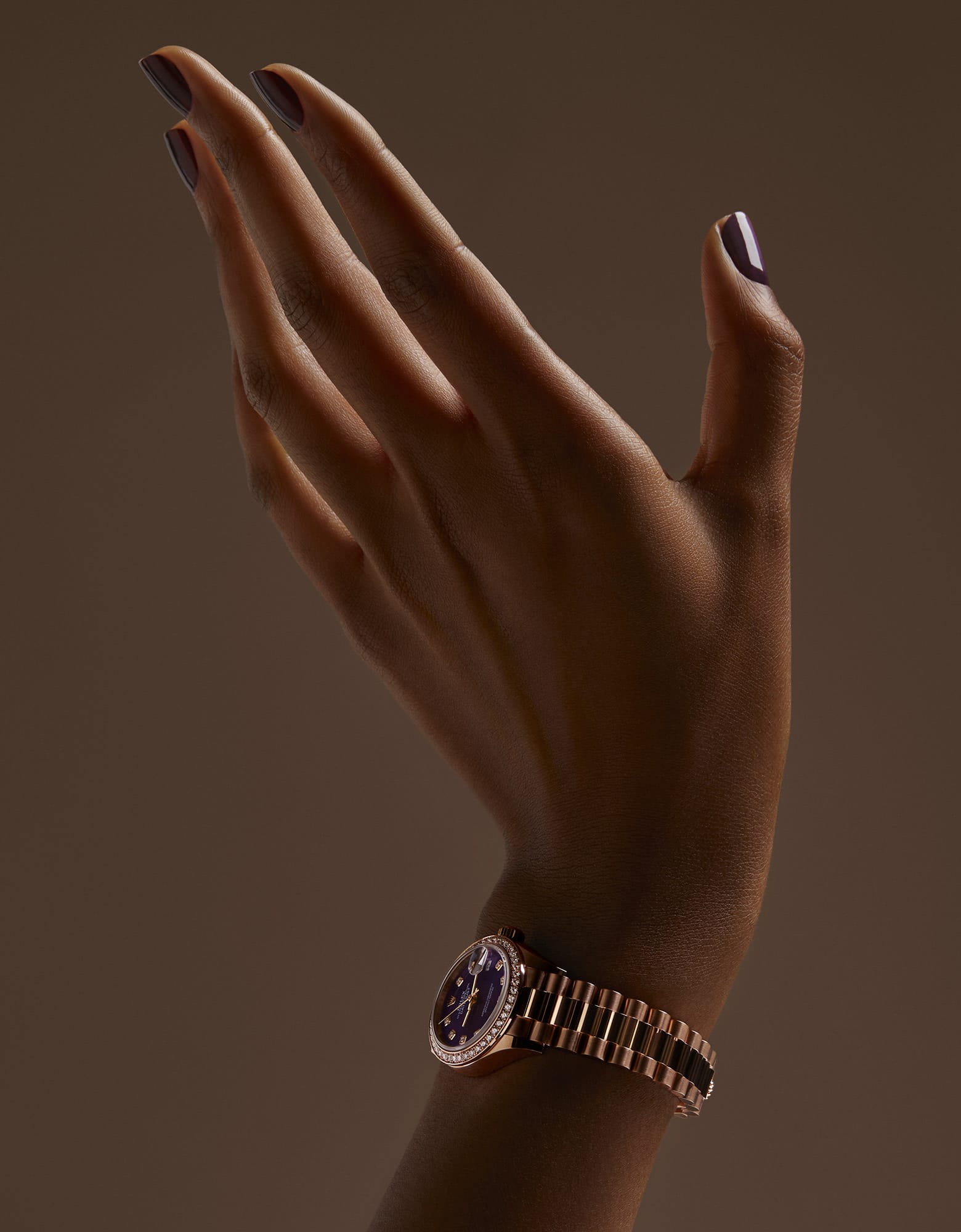 永恒玫瑰金腕表