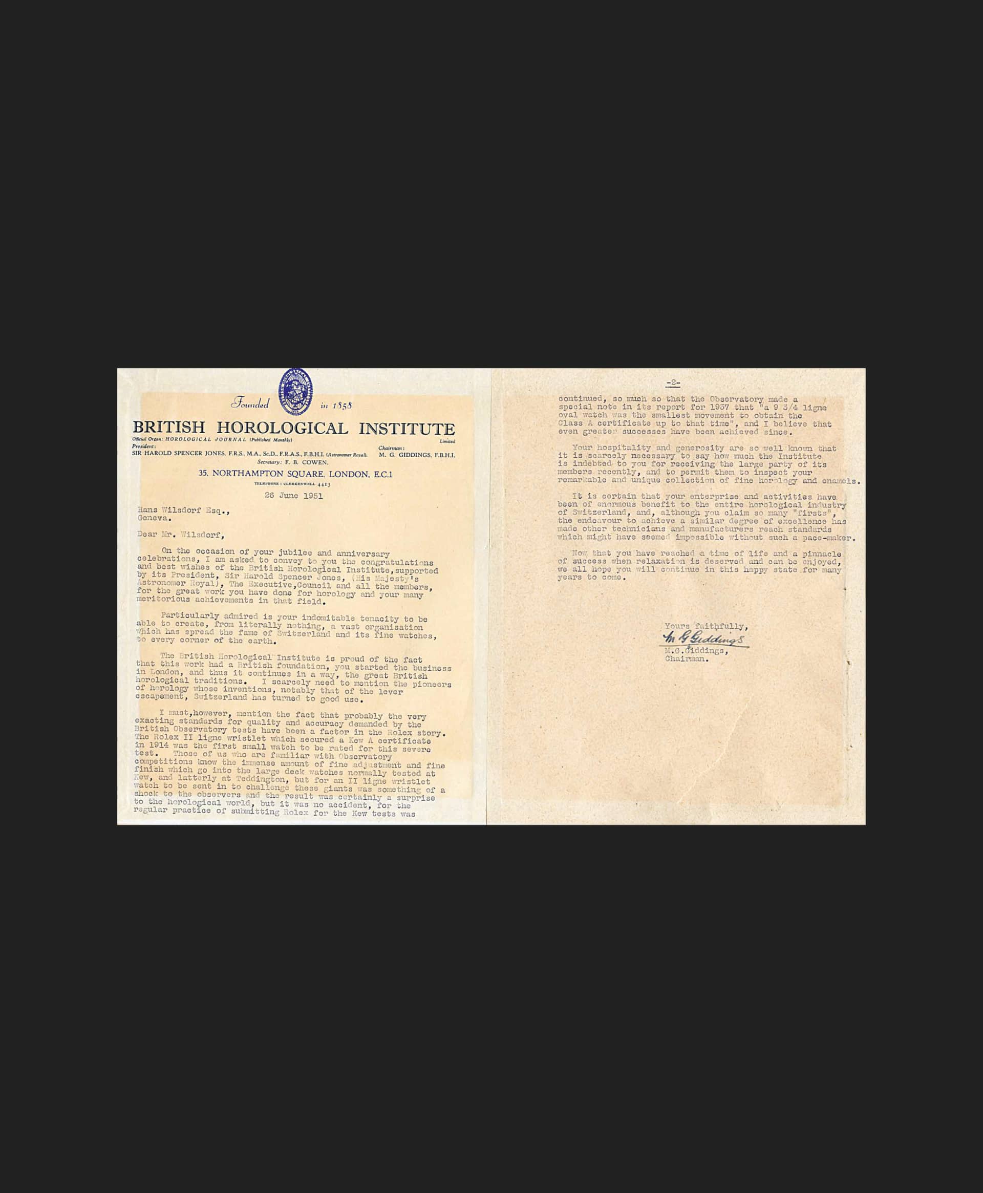 British horogical institute