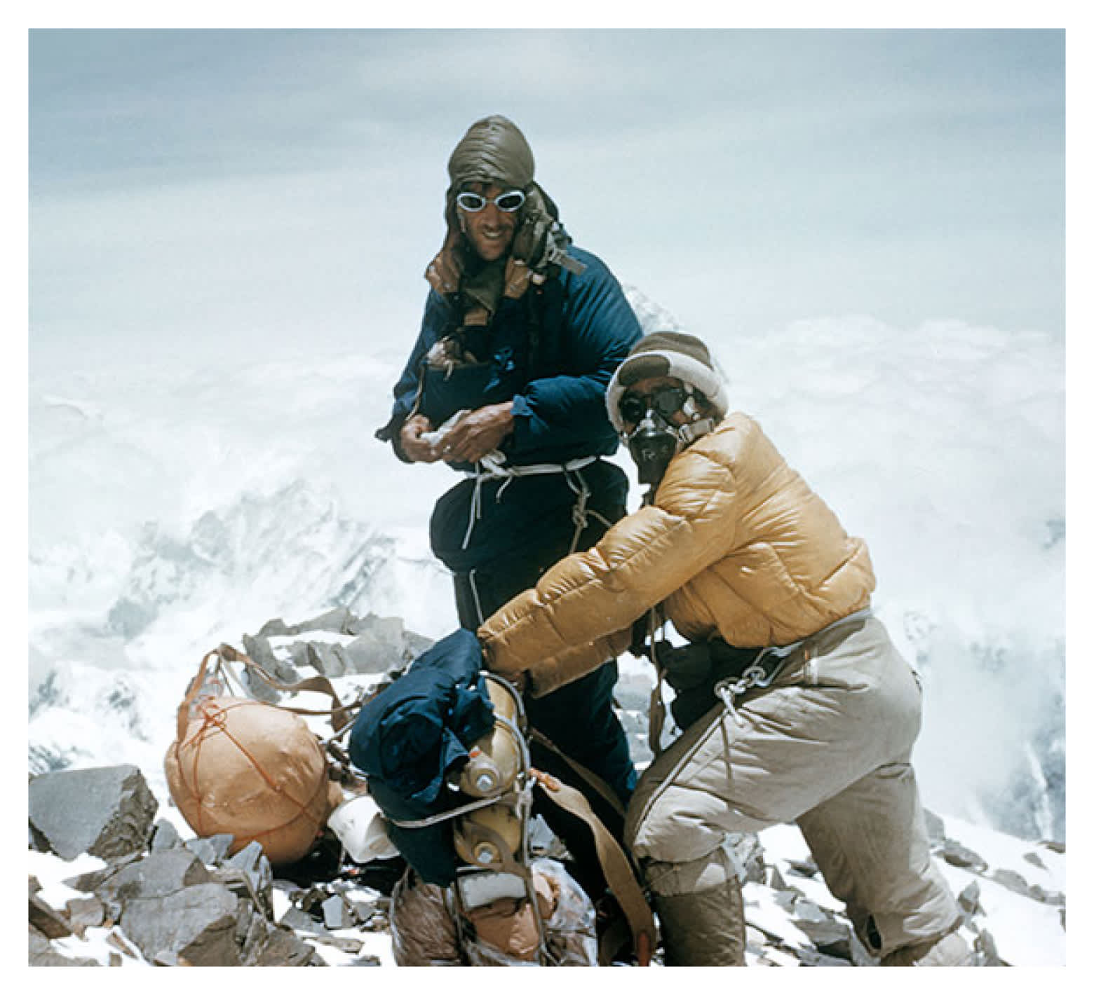 Sir Edmund Hillary and Tenzing Norgay