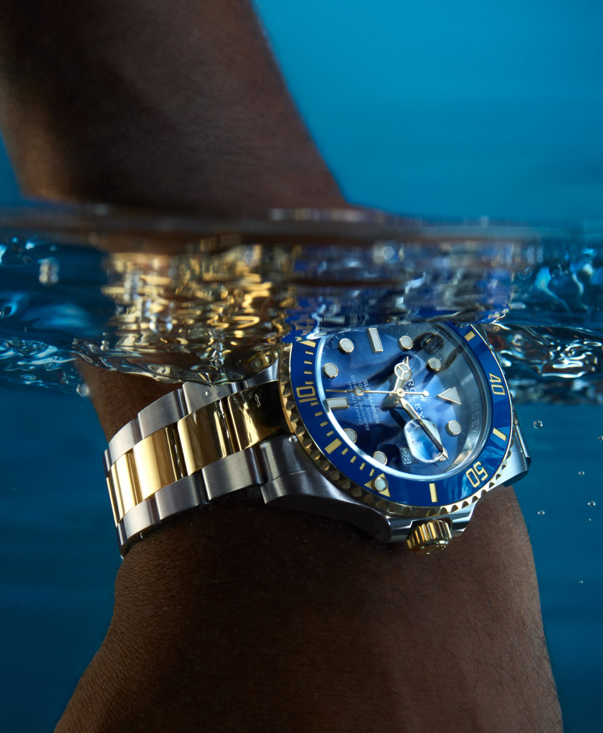 Watch on wrist