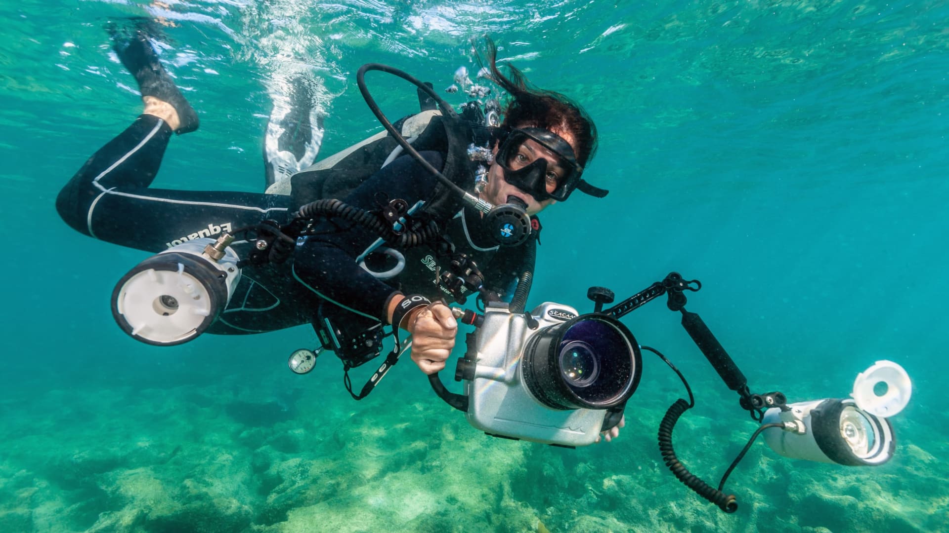 Cristina Mittermeier underwater