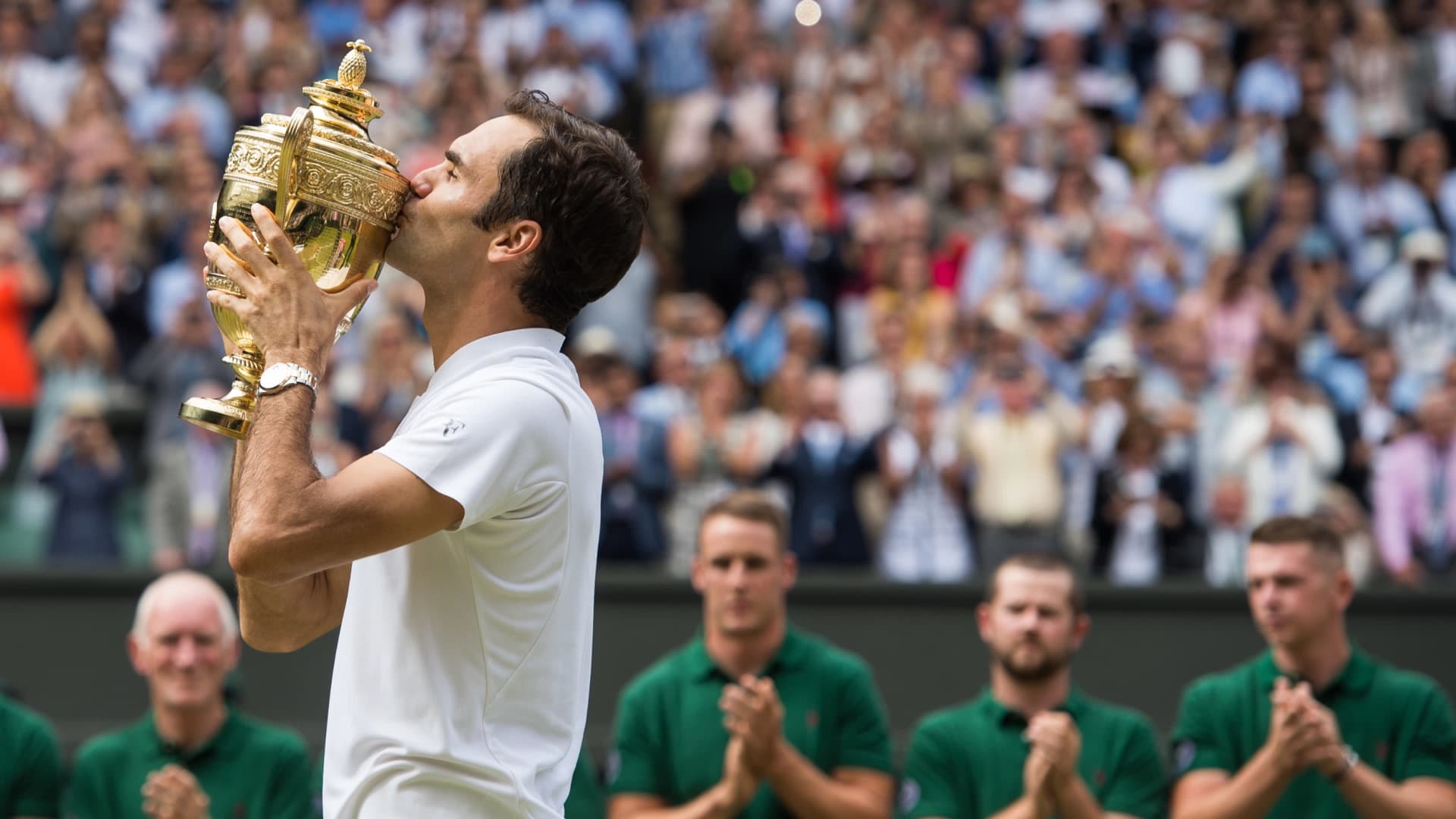 Roger Federer trophy