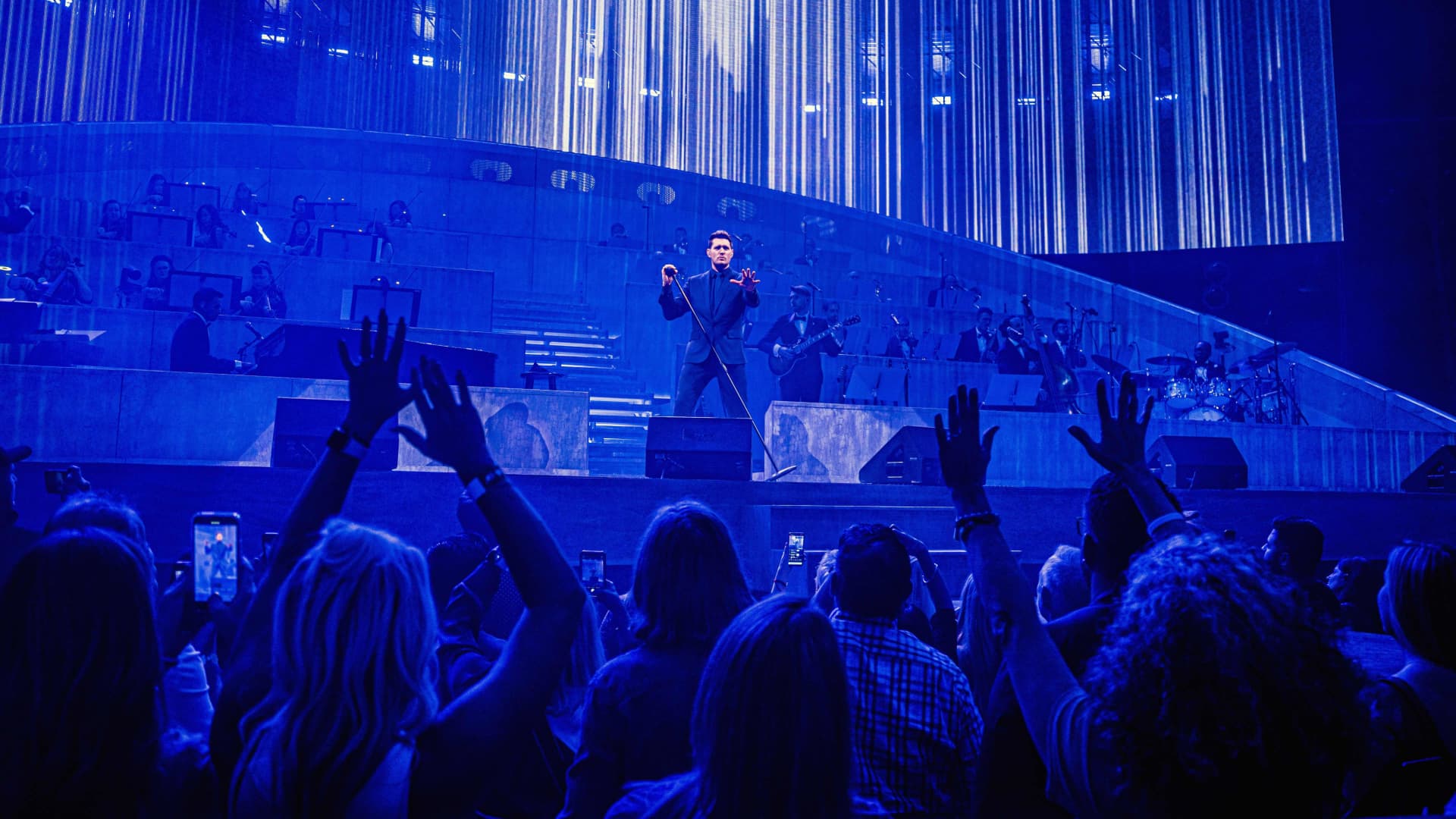 Michael Bublé on stage