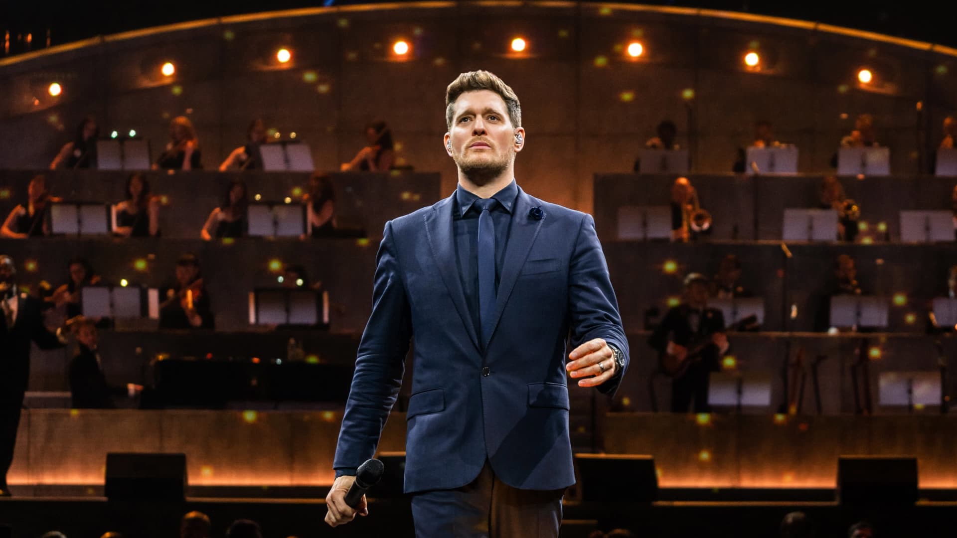 Michael Bublé on stage