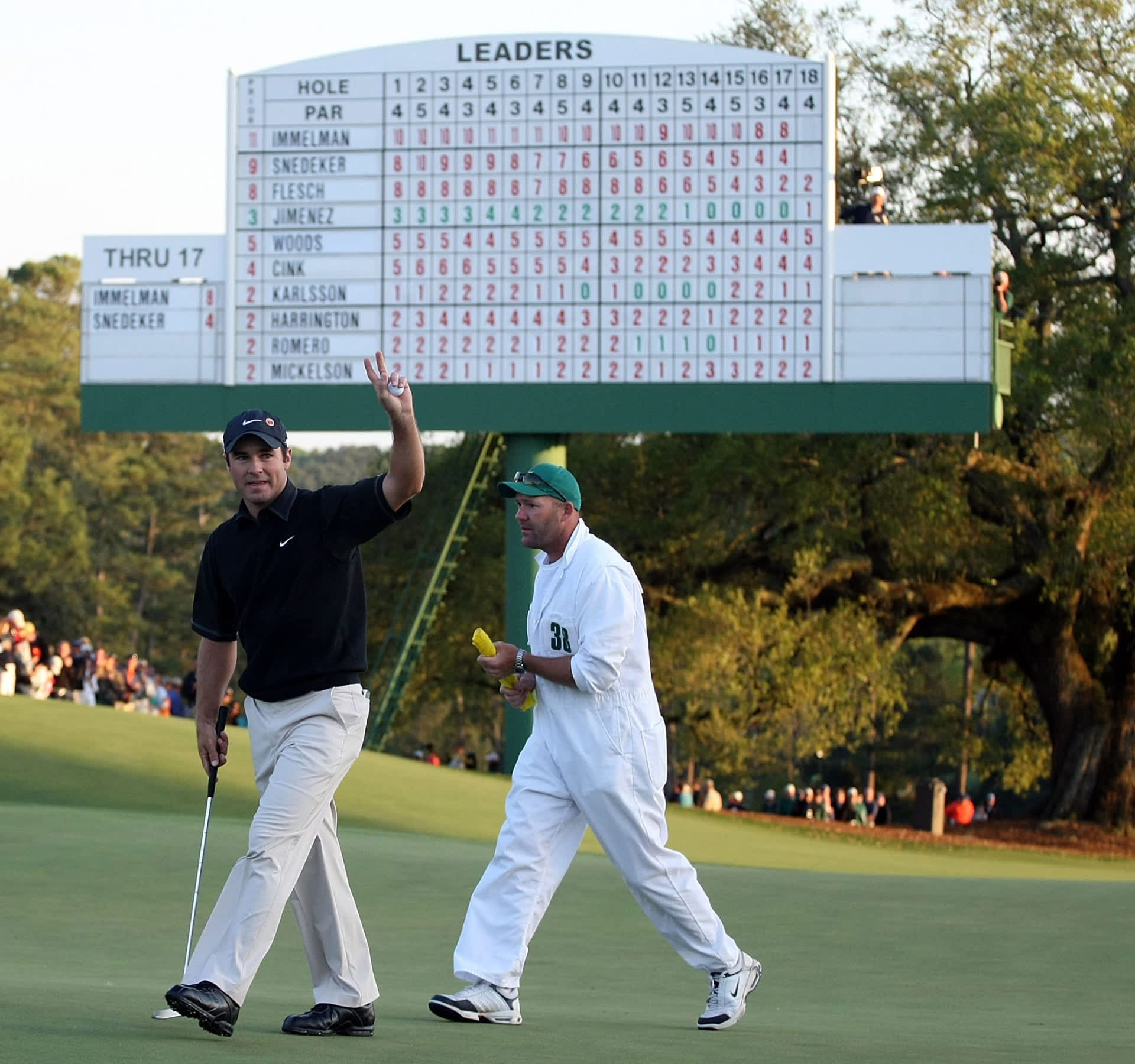 特雷弗・伊梅尔曼于果岭