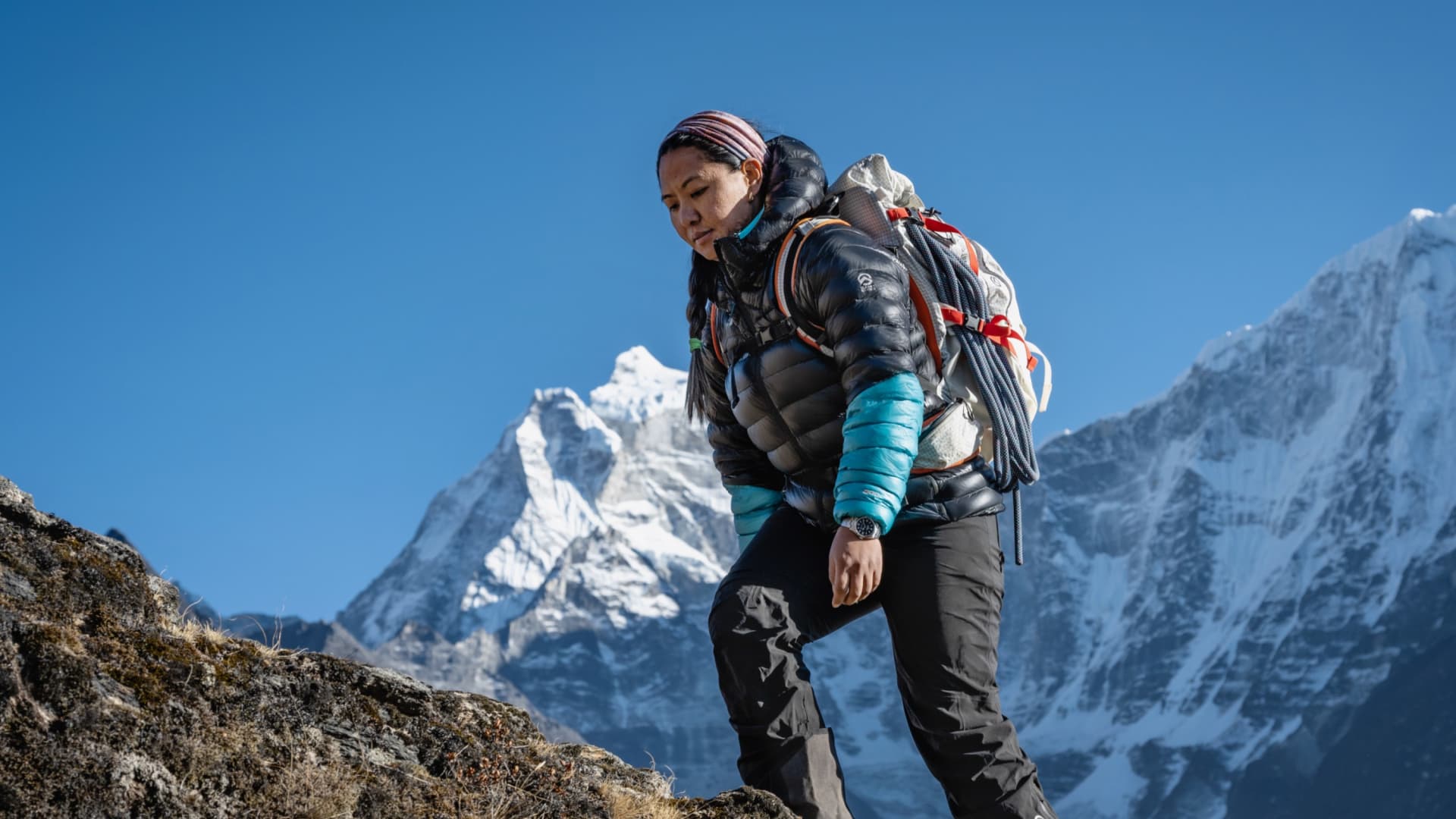 Dawa Yangzum Sherpa mountains