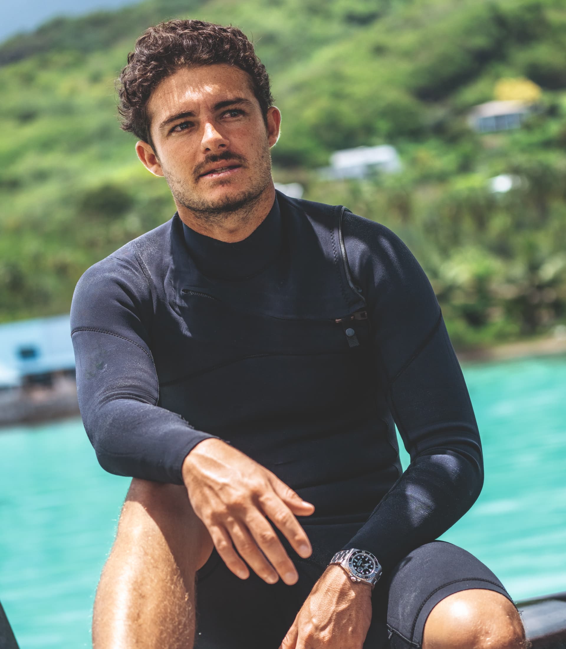 Titouan Bernicot with the watch on the wrist